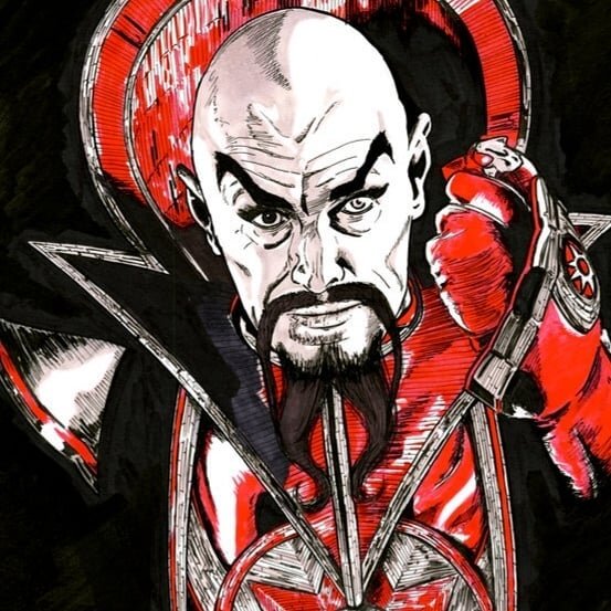 Just heard about the Passing of Max Von Sydow. In his honour I'm reposting this drawing i did a few years ago of him as Ming The Merciless in Flash Gordon, a personal favorite. .
.
.
#illustrationgram #instaart #tribute #ripmaxvonsydow #maxvonsydow #