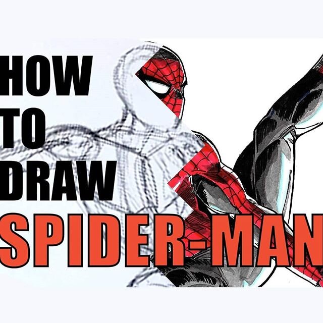 I just posted my first ever youtube video where I demonstrate how I draw Spider-man. Head on over and check out the full video if you're interested at: https://youtu.be/8FMId9X82Wg 
and let me know what you think! 😁

#art #artist #illustrationgram #