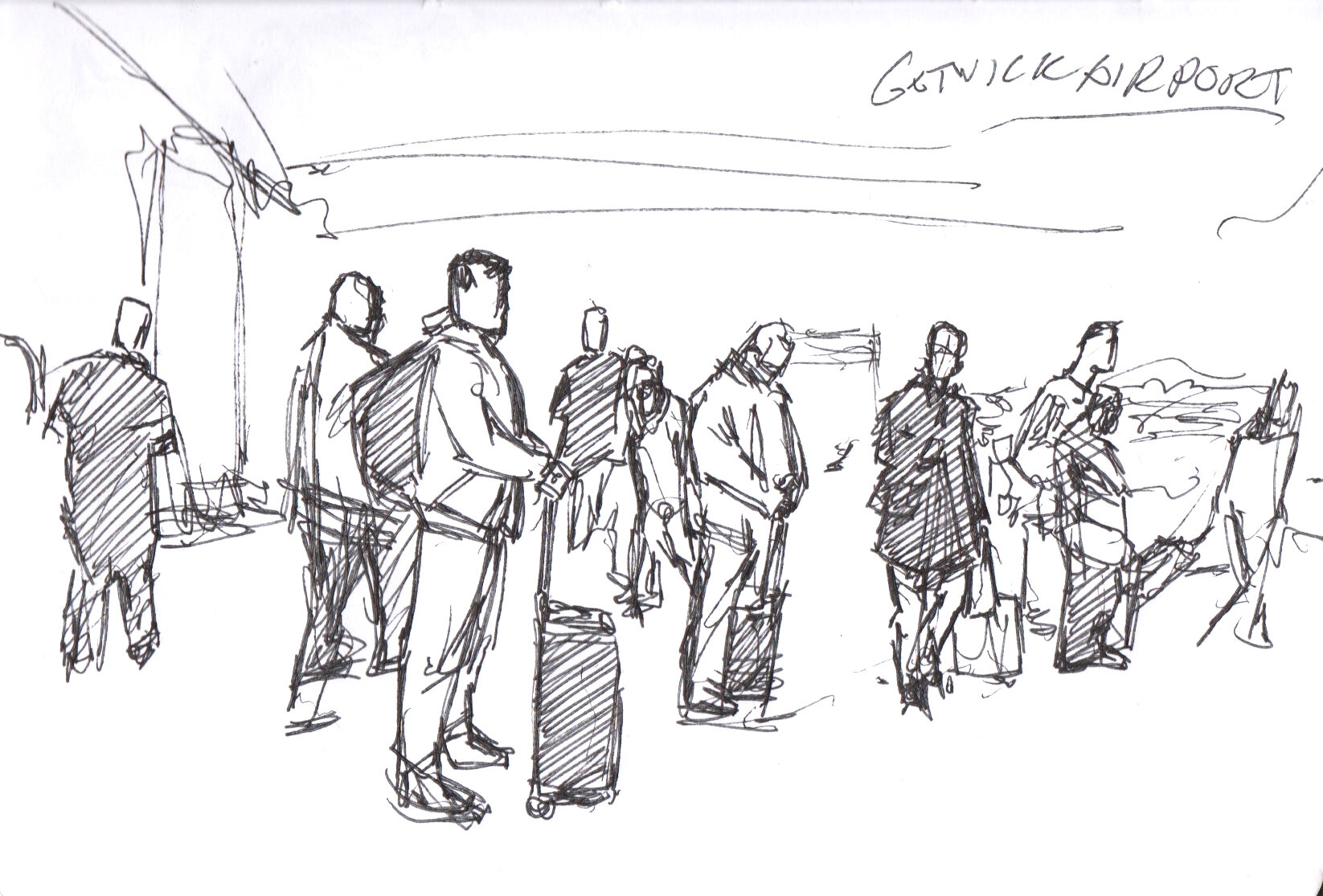 People at Gatwick - On Location