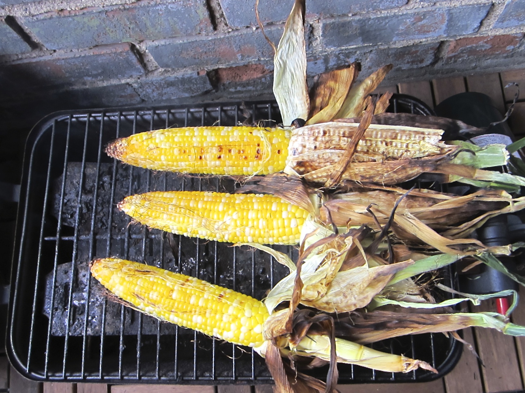Barbequed corn