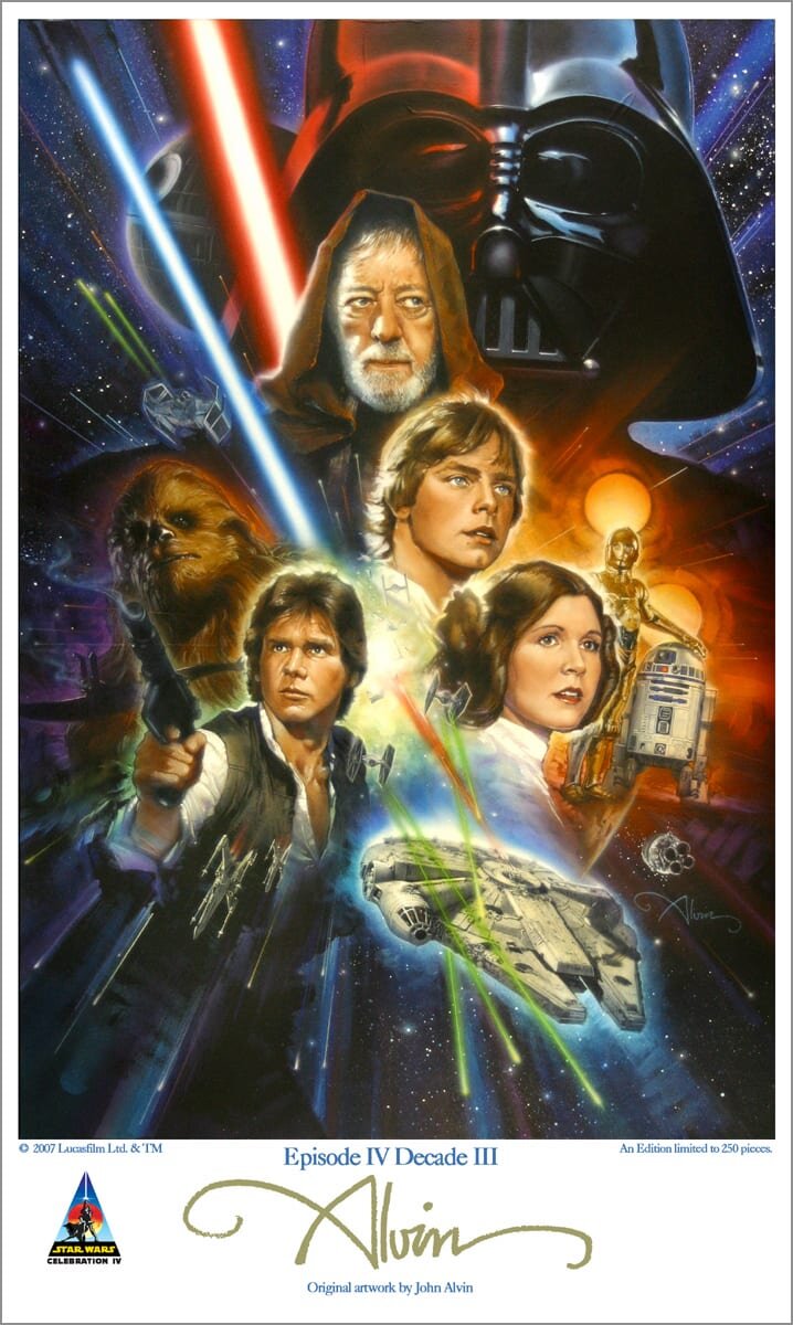 Star Wars Episode IV Decade III Poster — Chuck Jones Online Catalog 2024