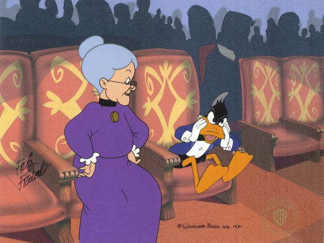 Daffy Duck and Granny — Chuck Jones Catalog 2023