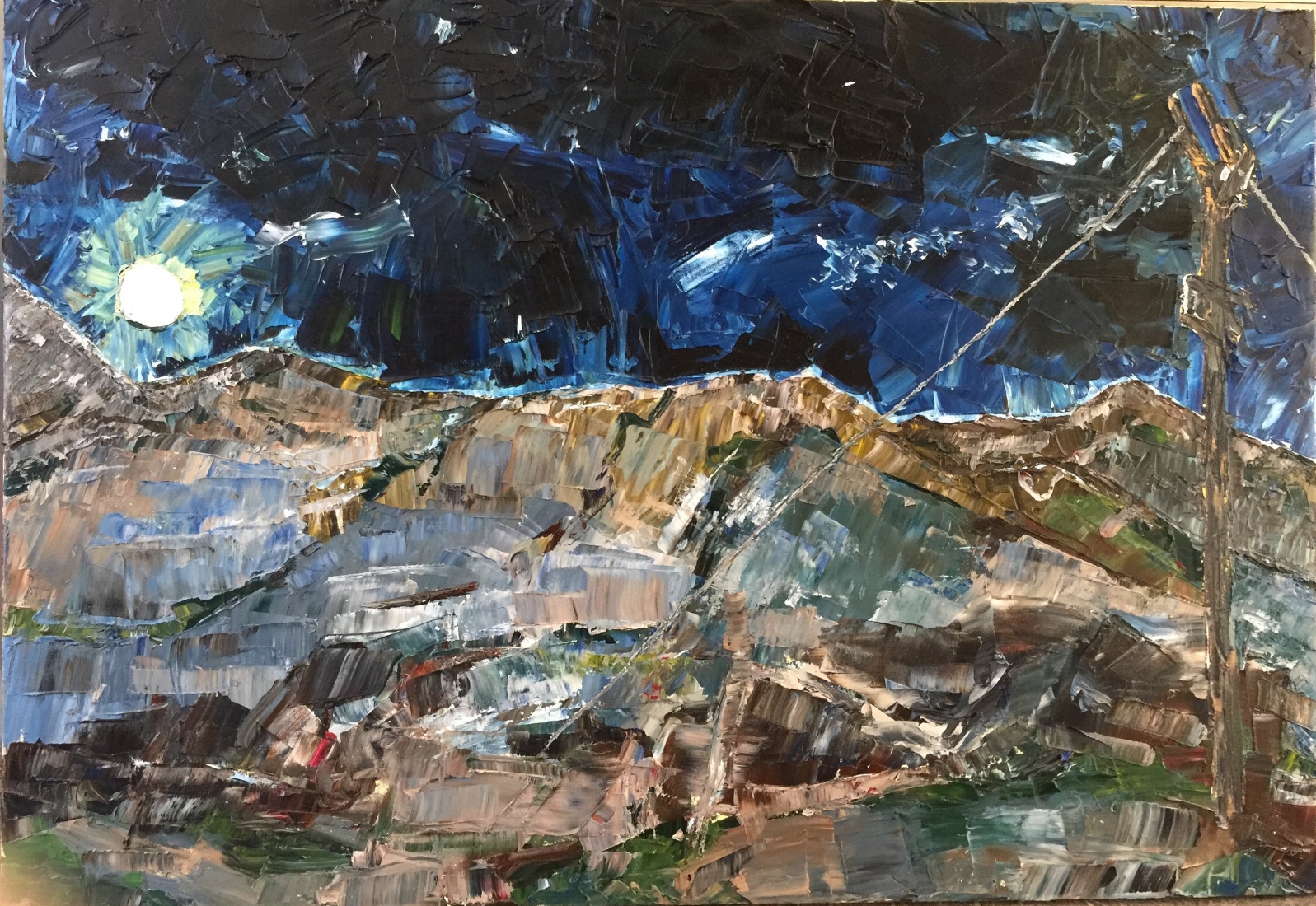 Burnt Ridge, 41" x 28"