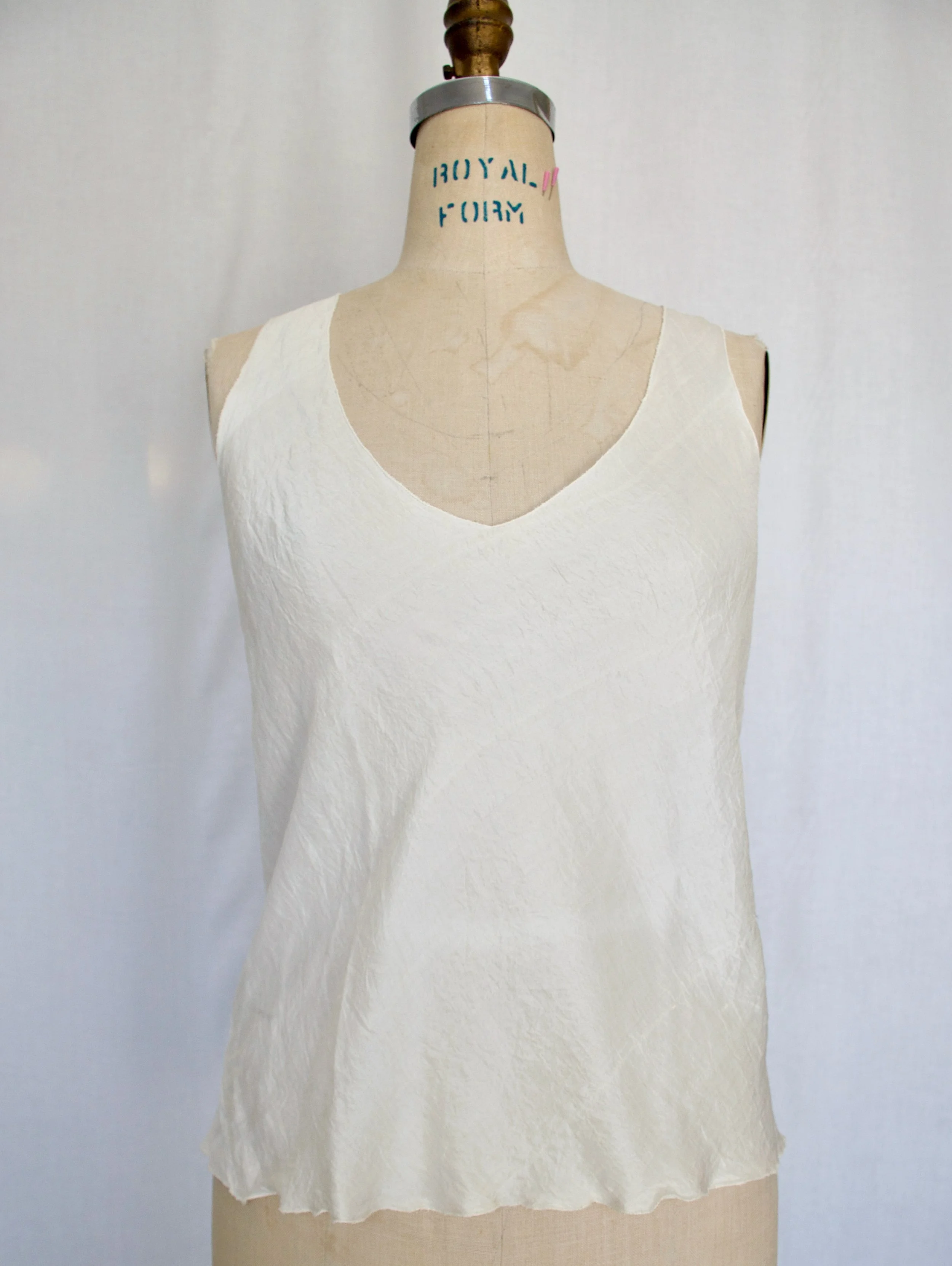 vintage silk tank top vintage cropped tank silk