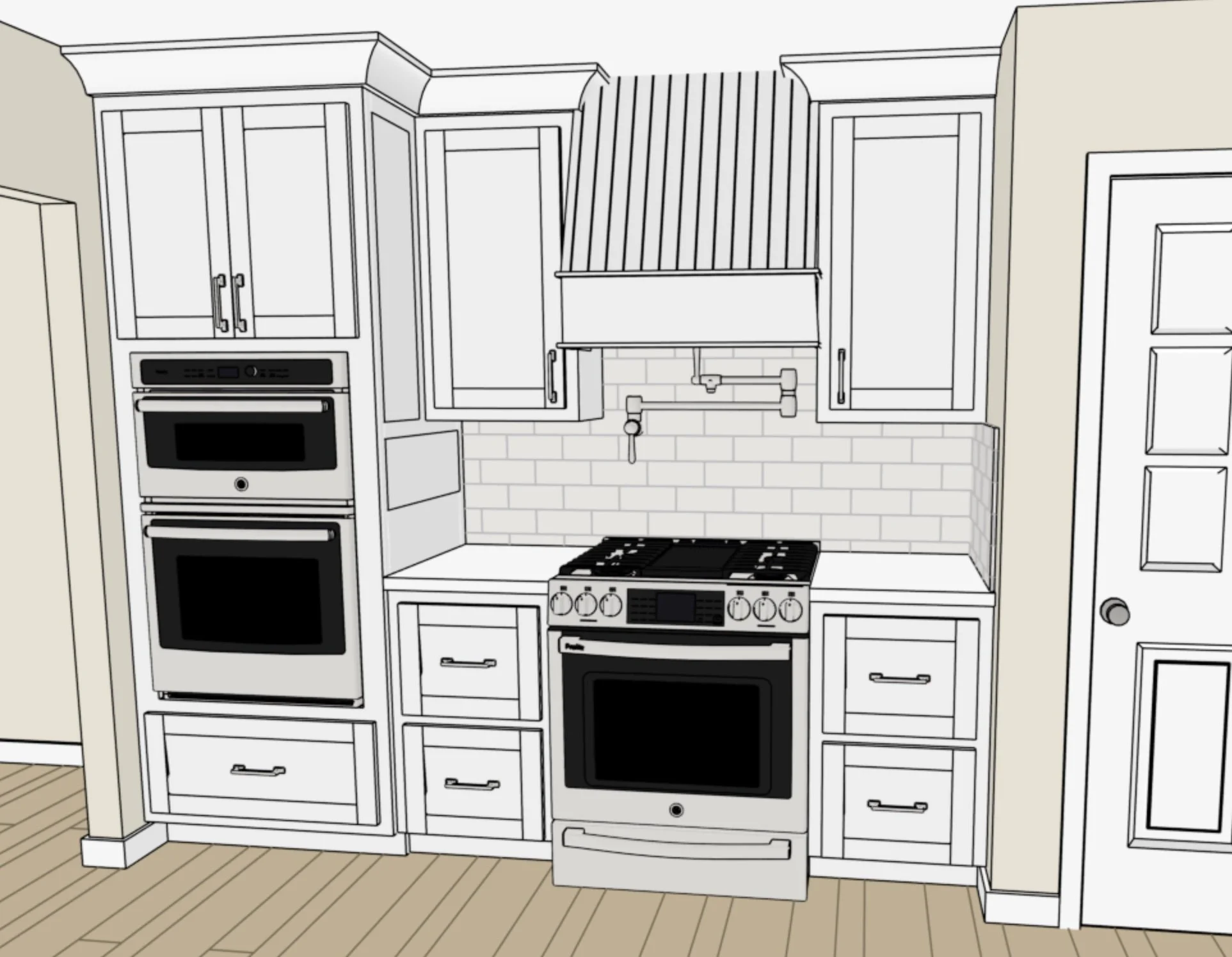 Traditional Transitional Kitchen Remodel by Hendricks Remodeling Inc. project photo 3
