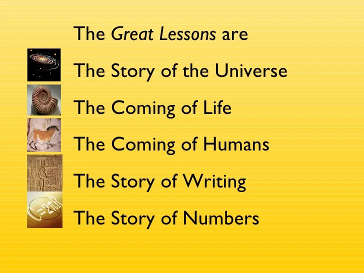 Montessori Matters - Storytelling: The 5 Great Lessons