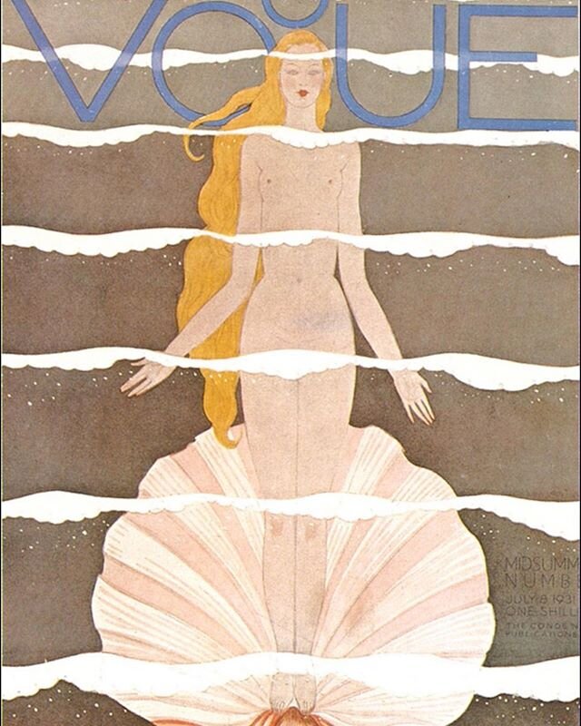 Clamshells were a classic decorative element of the art deco era. We love that they're back in style. ⁠⠀
.⁠⠀
Inspo : Vogue Magazine Cover July 1931⁠⠀
.⁠⠀
The Seashell Lamp in Ivory⁠⠀
.⁠⠀
- Designed to free-stand or suspend from a wall. ⁠⠀
- Powder co