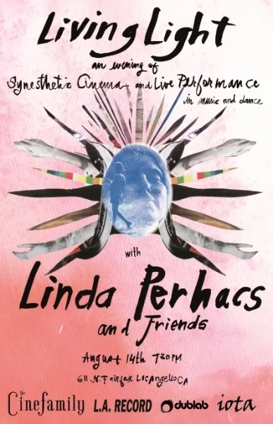 POSTER DESIGN FOR LINDA PERHACS EVENT AT CINEFAMILY