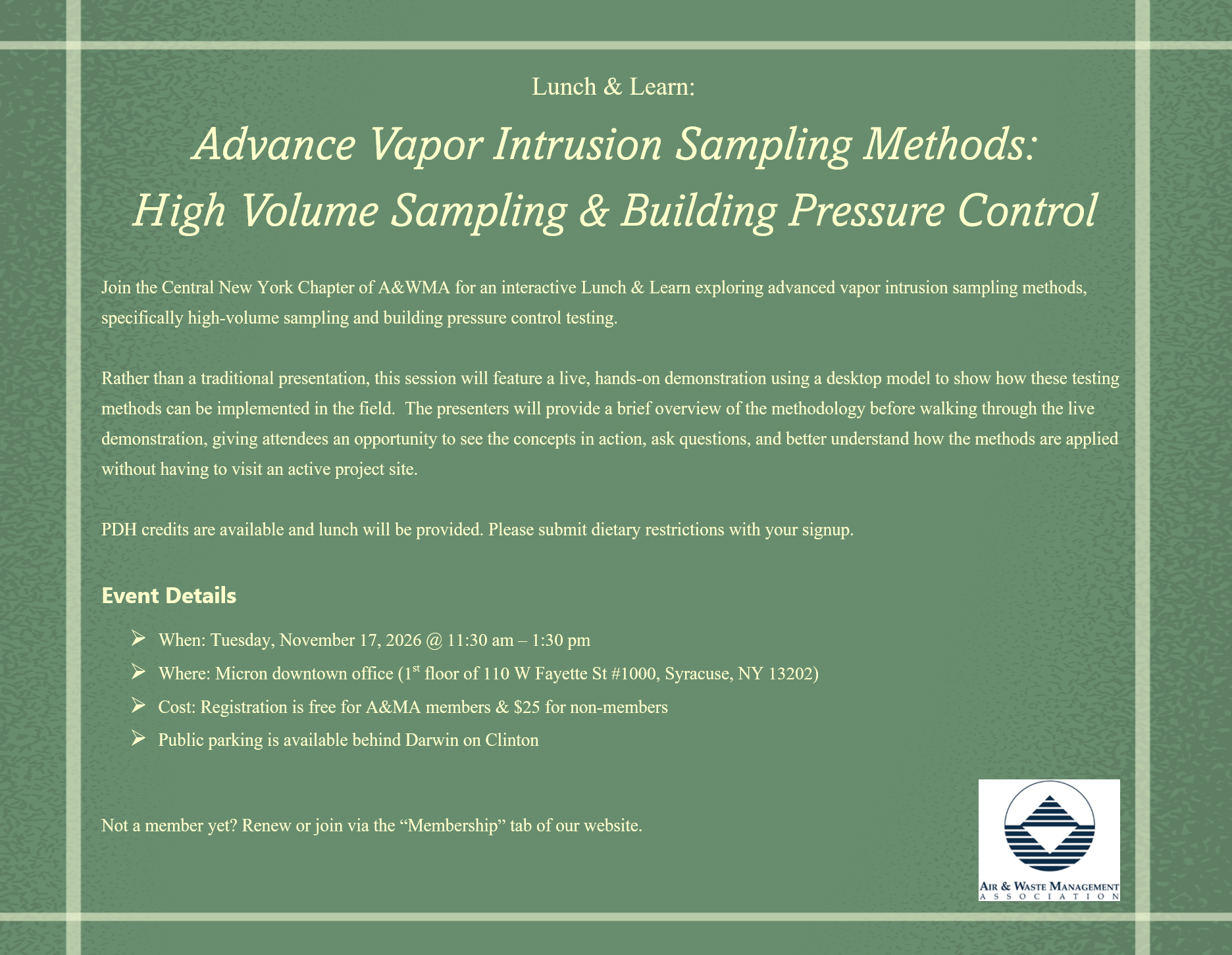 November Lunch and Learn