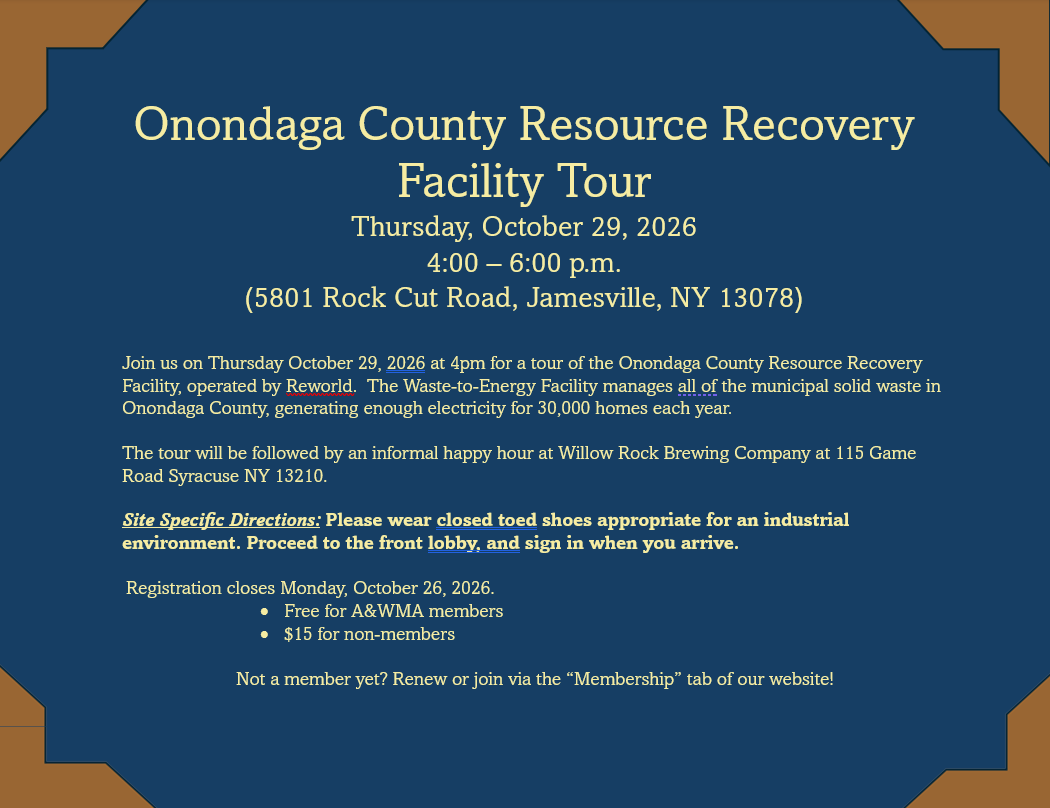 October Monthly Meeting - OCRRF Tour