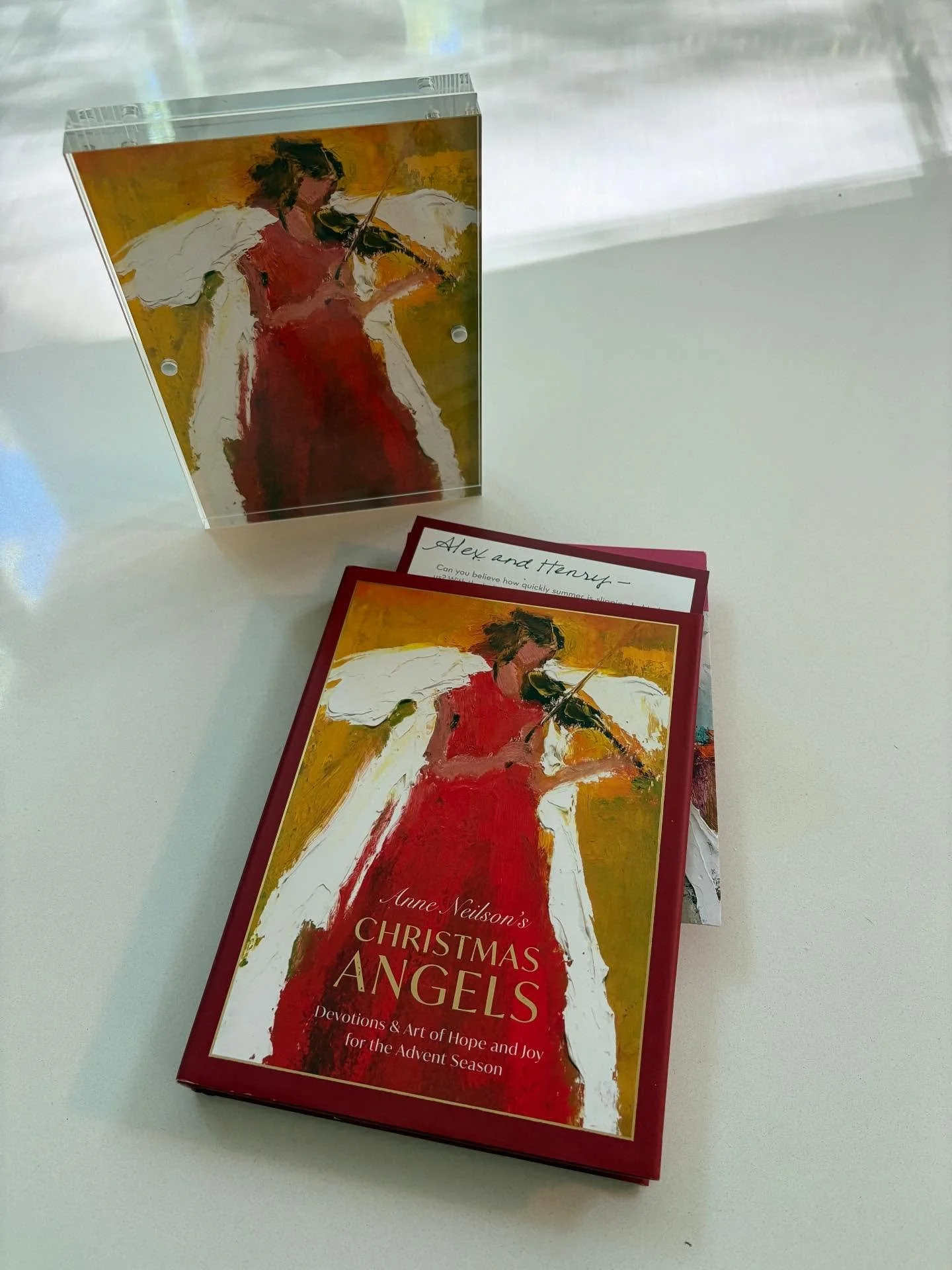 Thank you @anneneilsonhome for this stunning artwork and advent book. Cannot wait to read it as we enter into the Christmas season xx