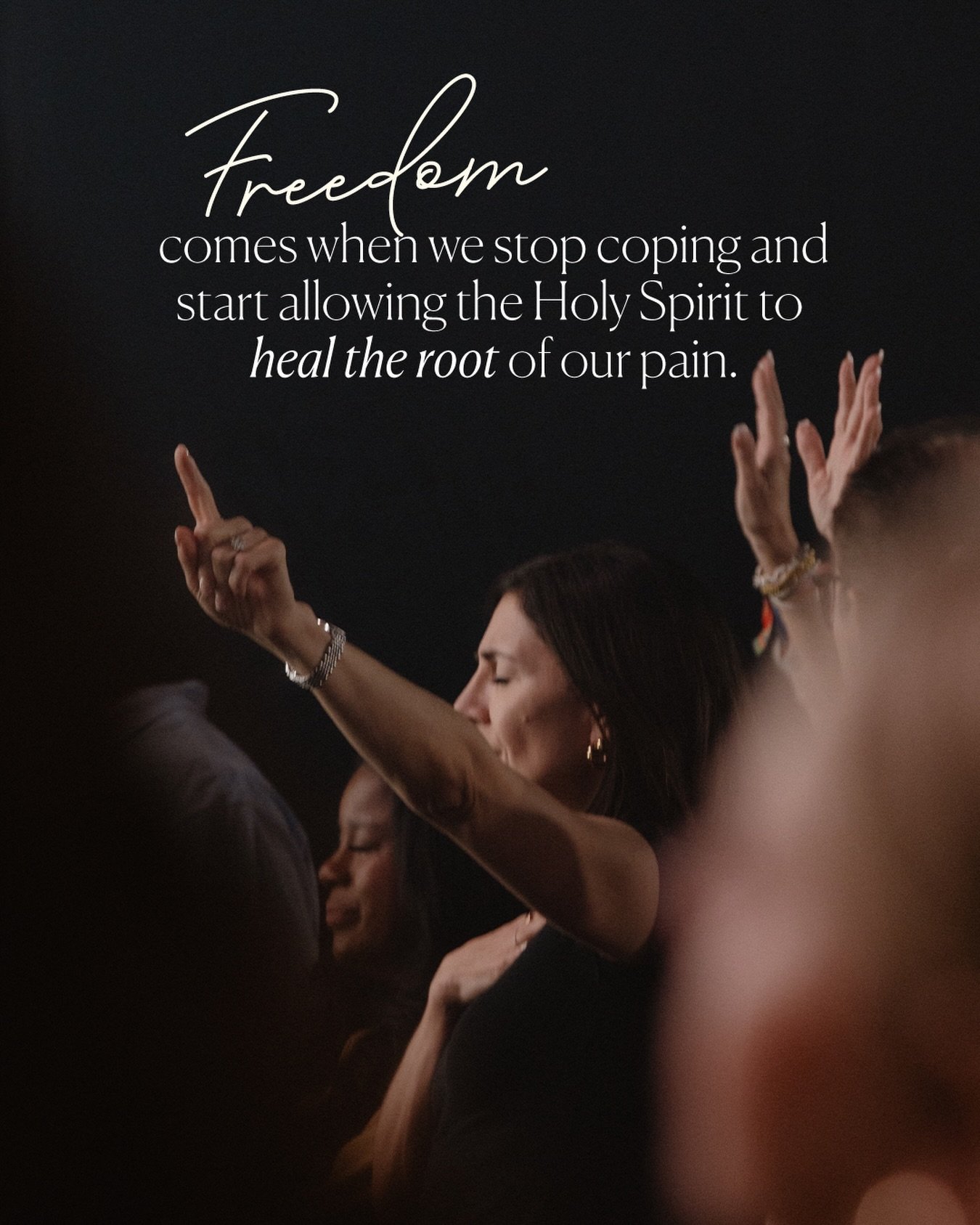 So many of us learn how to cope with pain but never truly heal from the root of it. We manage the symptoms, create habits to survive, and learn how to function while still carrying deep wounds.

But the Holy Spirit didn&rsquo;t come just to help us c