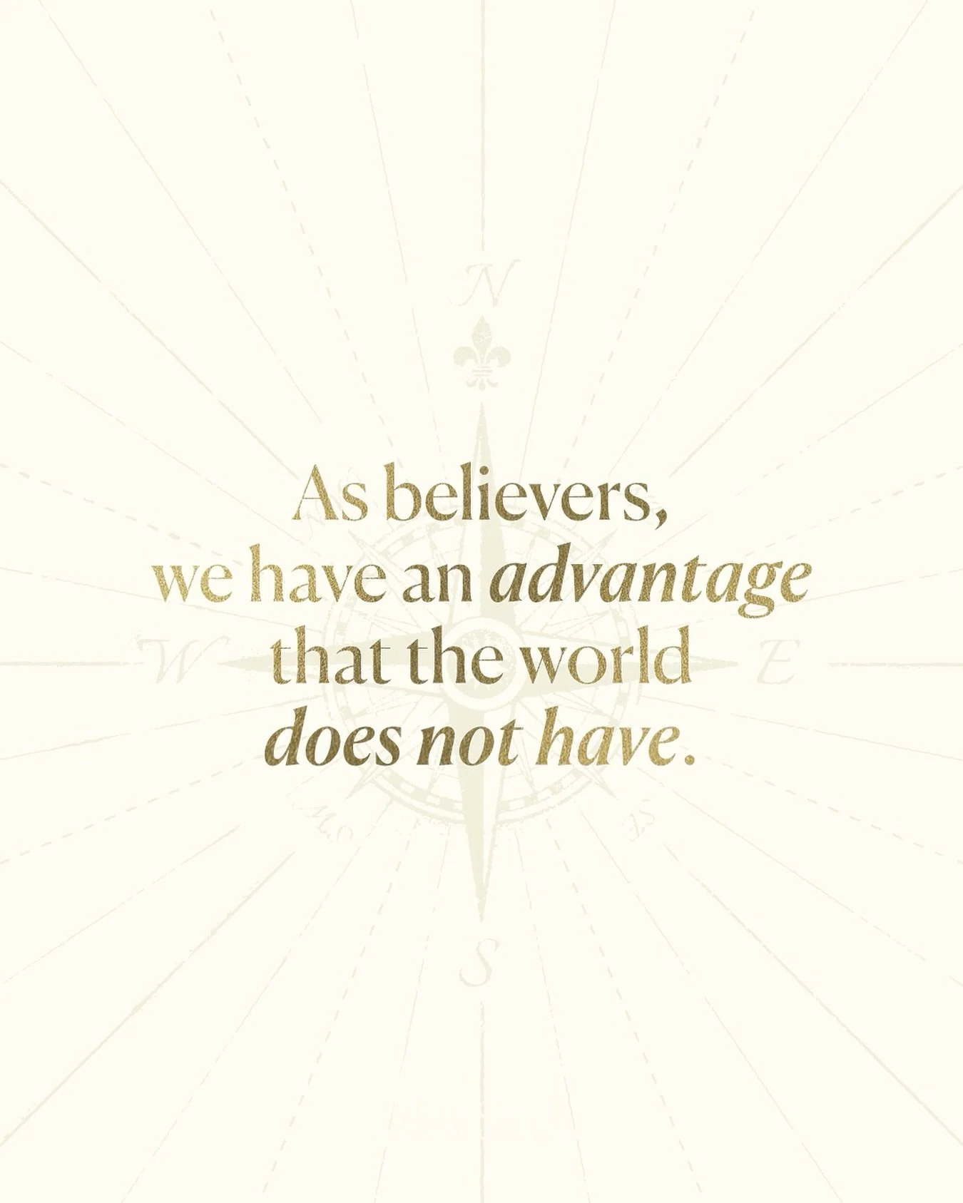 I&rsquo;m so grateful that we have THE advantage with Holy Spirit! As believers, you and I have been given the Divine Counselor, the Spirit of God Himself, living within us. He&rsquo;s not distant, and he&rsquo;s not limited. He is available to us at