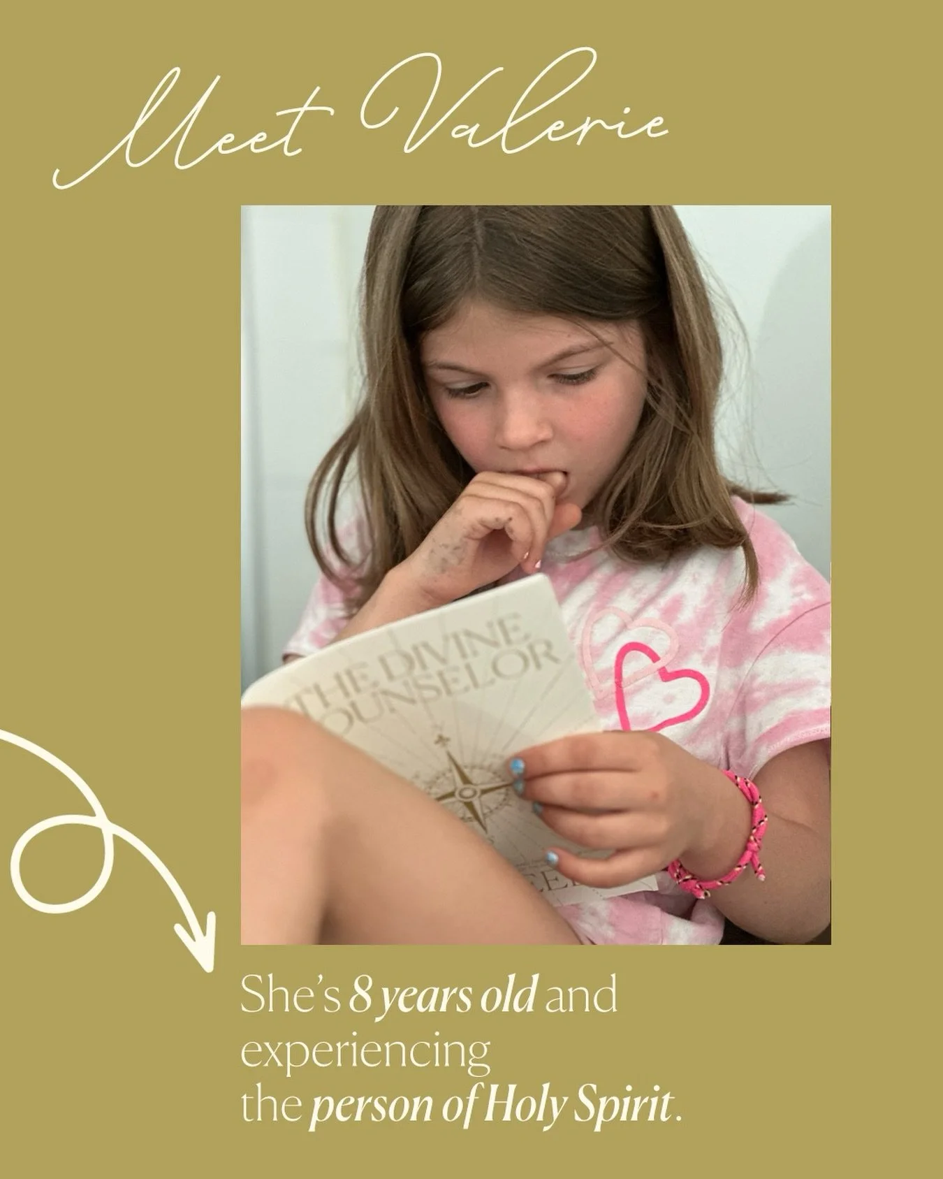 Valerie&rsquo;s mom sent me this photo today&hellip; She picked up my new book, The Divine Counselor, and started reading it on her own.

No one told her to or prompted her, she was simply drawn to it. That&rsquo;s the power of Holy Spirit and a beau