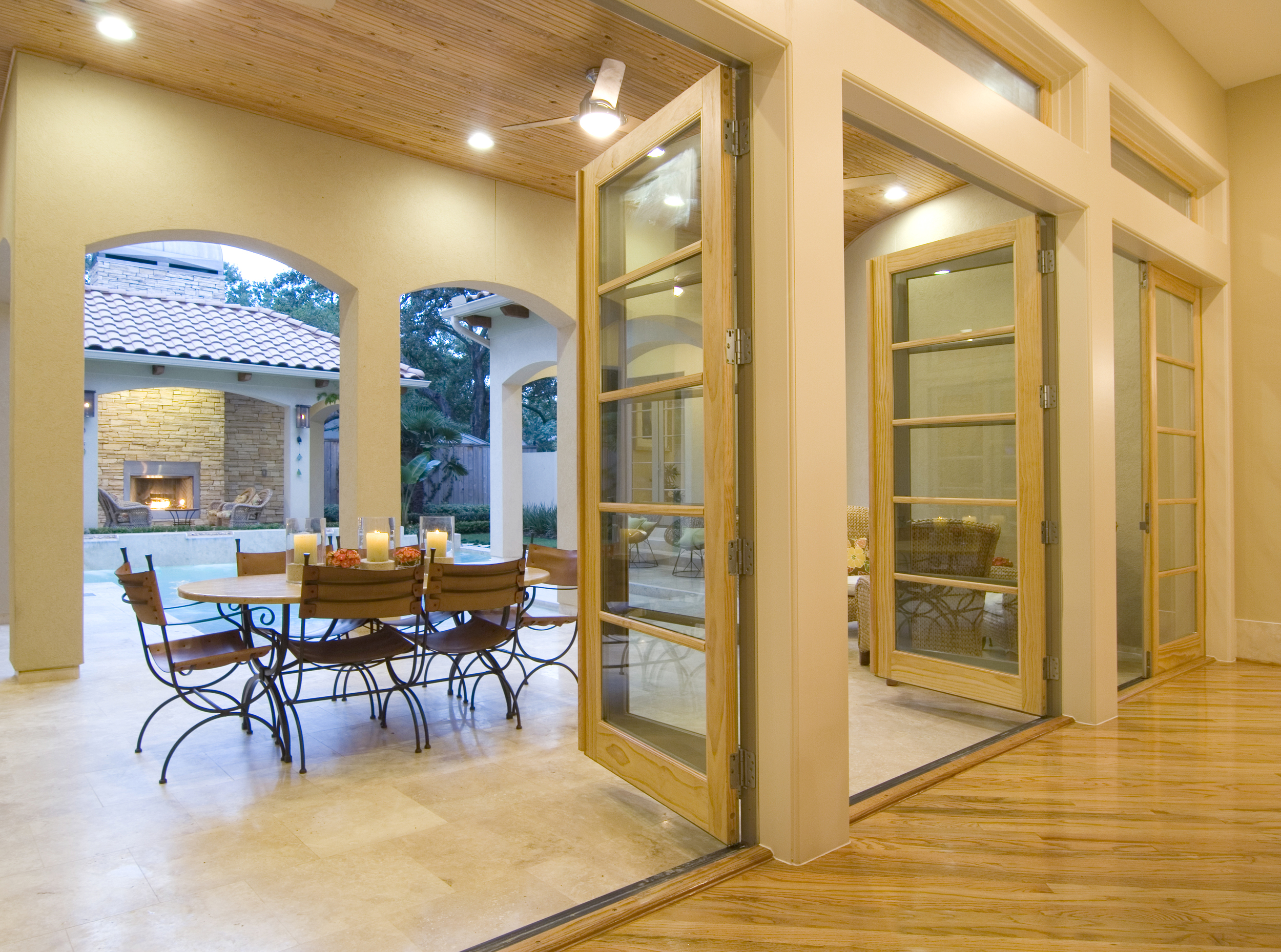 Meadow Lake Lane - Doors Opening from Gallery onto Patio:Veranda2.jpg