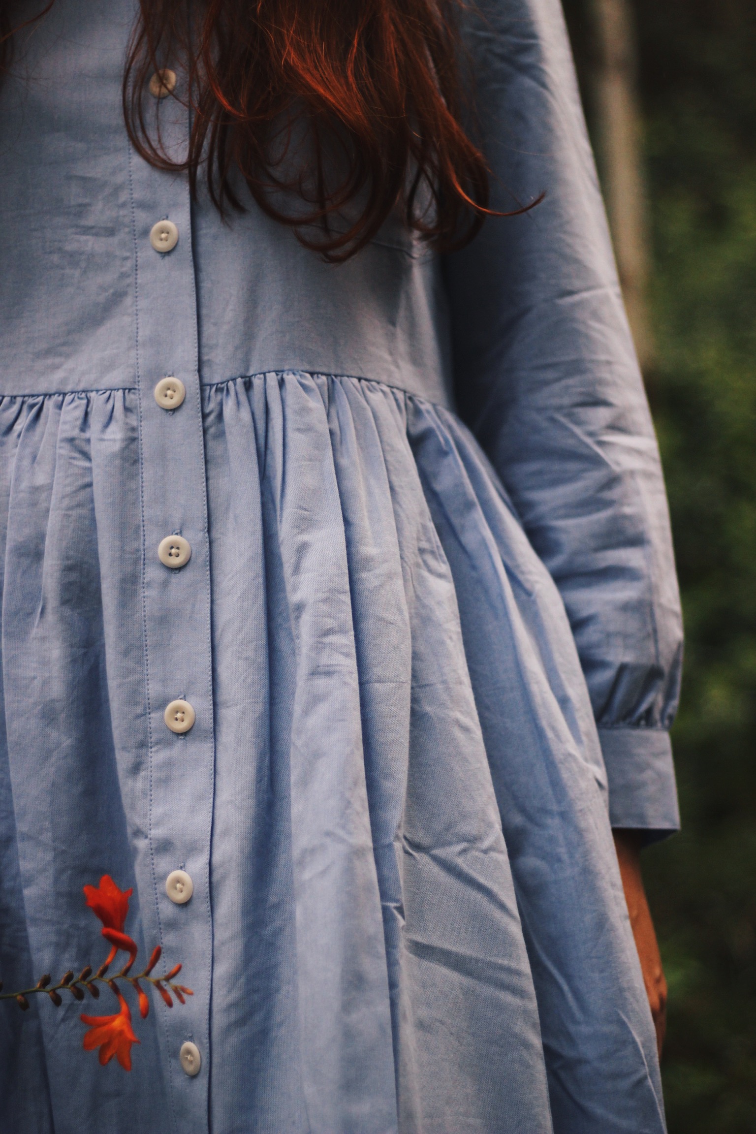 toast denim shirt dress