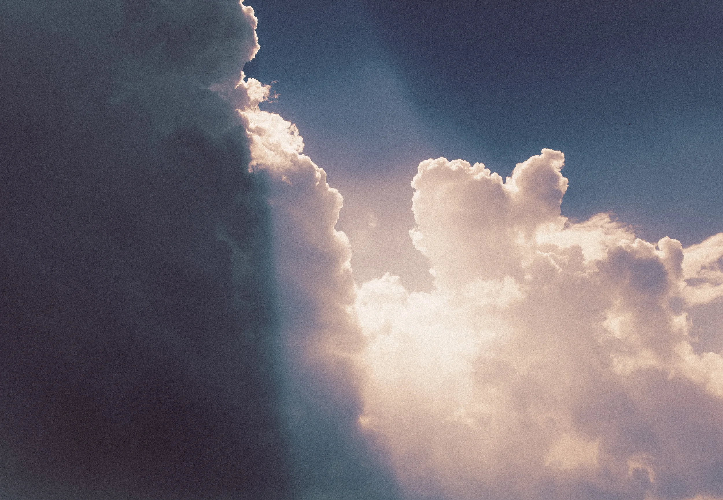 Even just trying to imagine clouds in my head makes me calm. 
