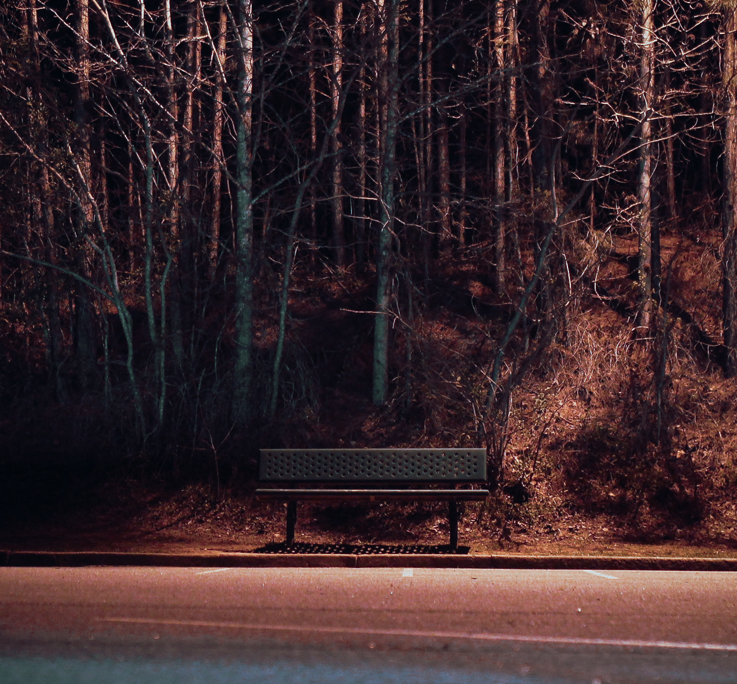 Sitting with a ghost. 