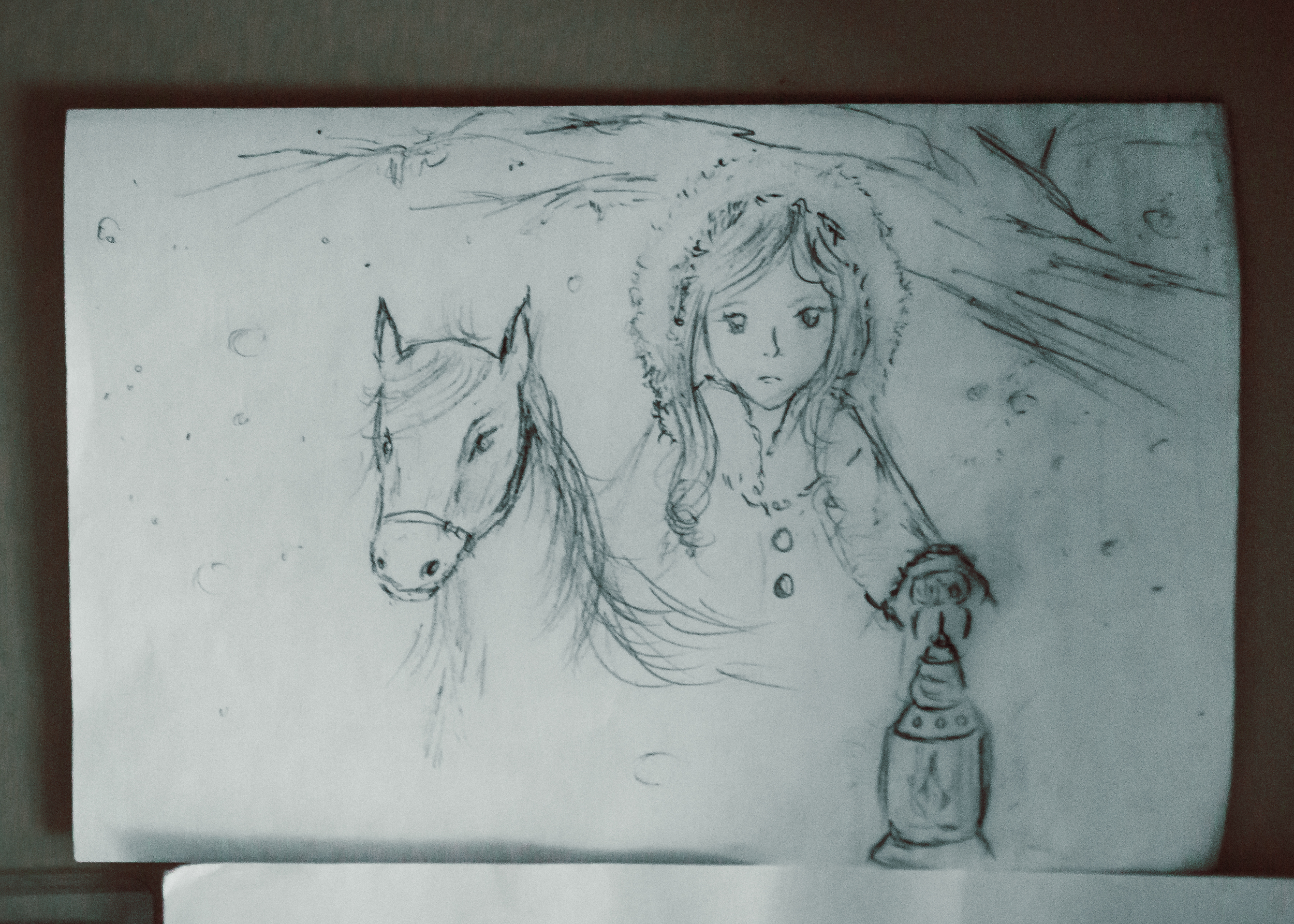 Concept art sketched by Nori.