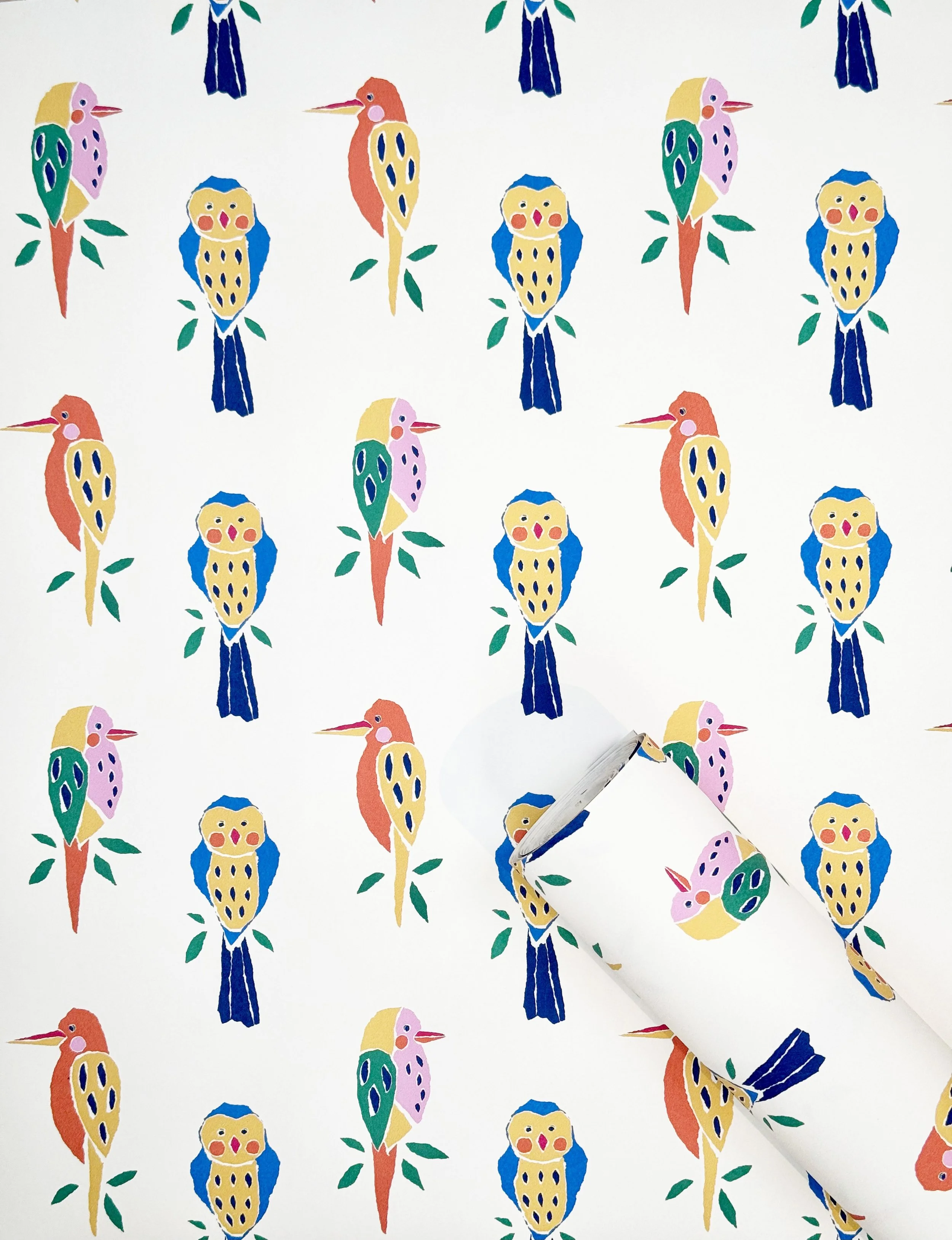 Garden Birds Wallpaper Sample