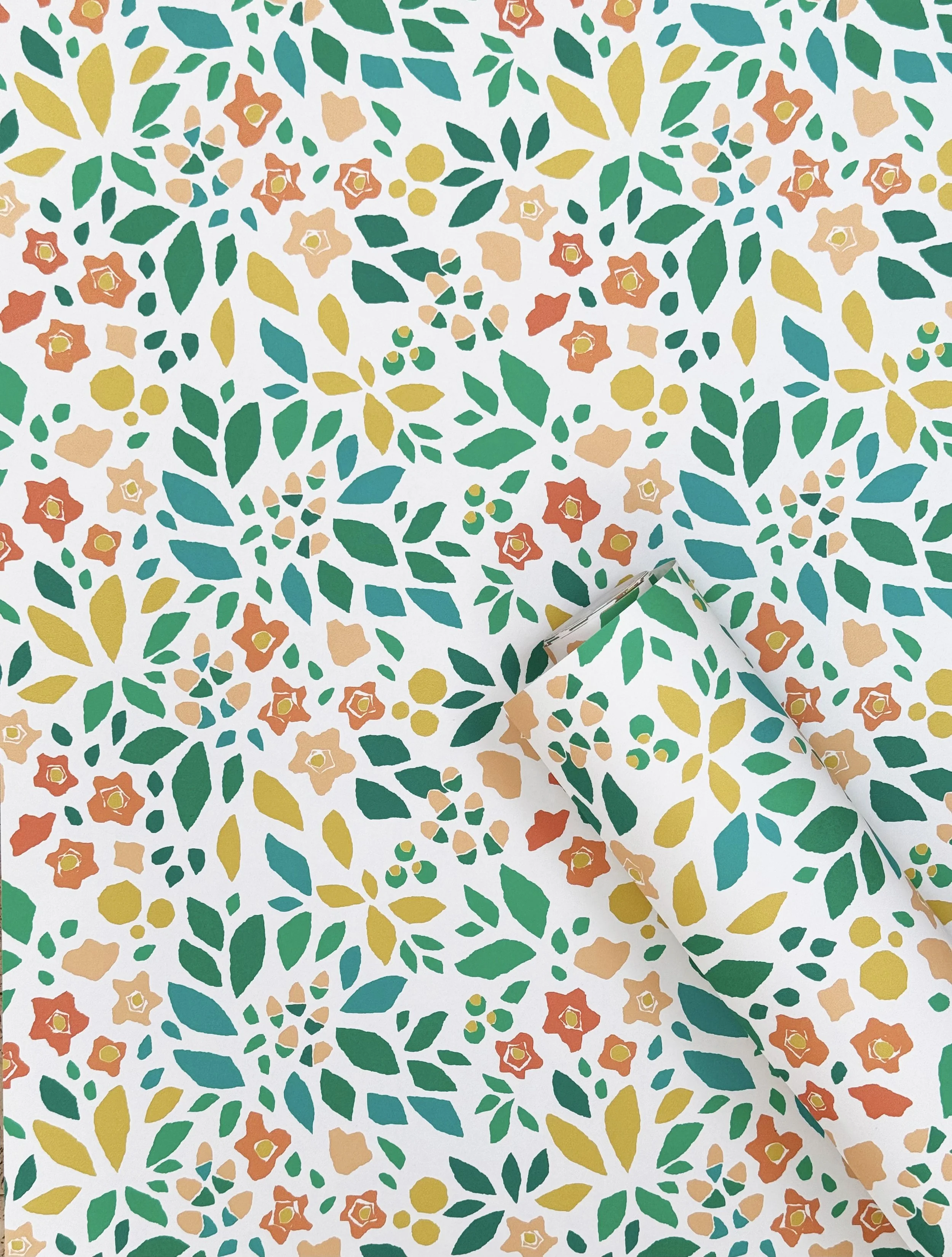 Ditsy Tropical Wallpaper Sample