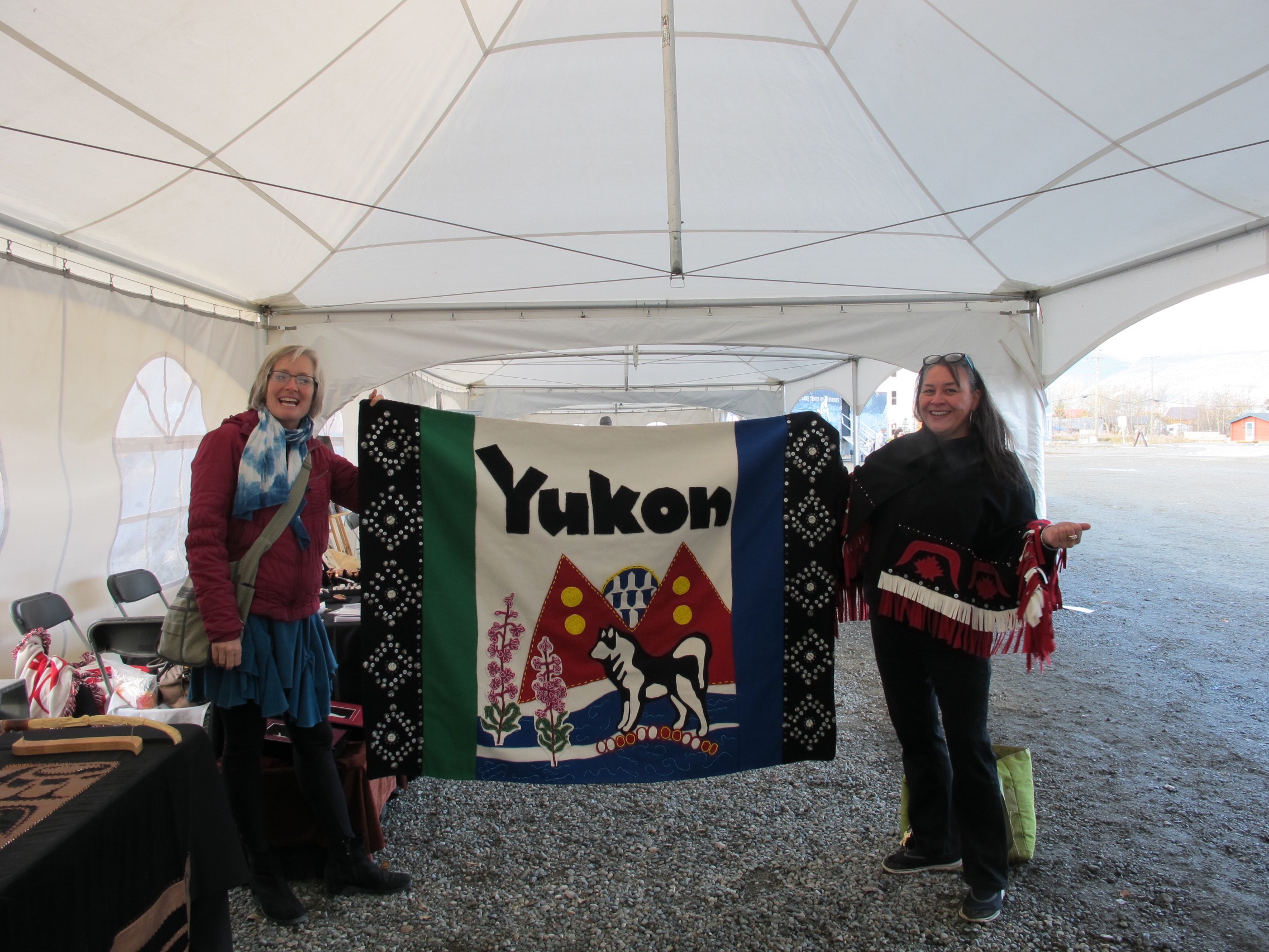 Rhoda Merkel's Yukon Button Blanket