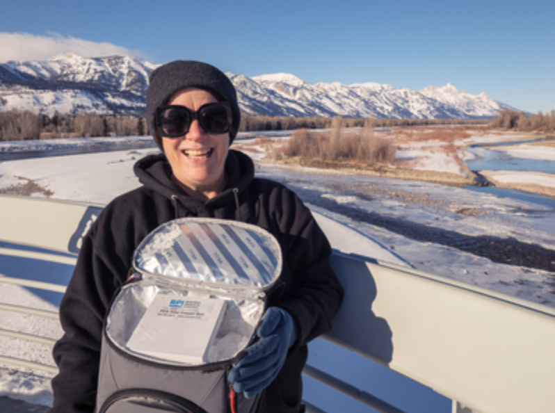 A scientist, a cooler and a long-haul flight in the fight against MND.