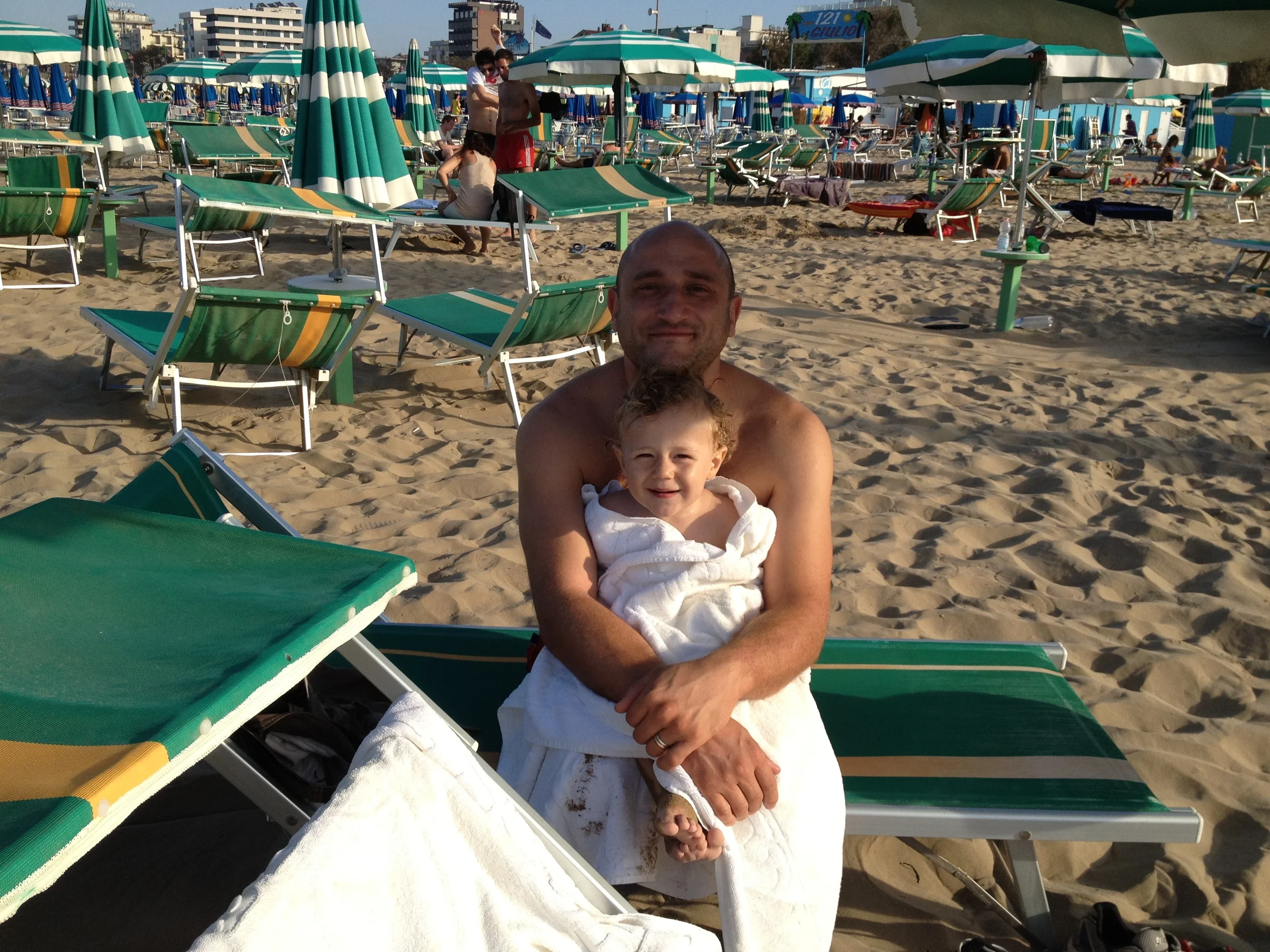 Andrea and Peanut in Rimini