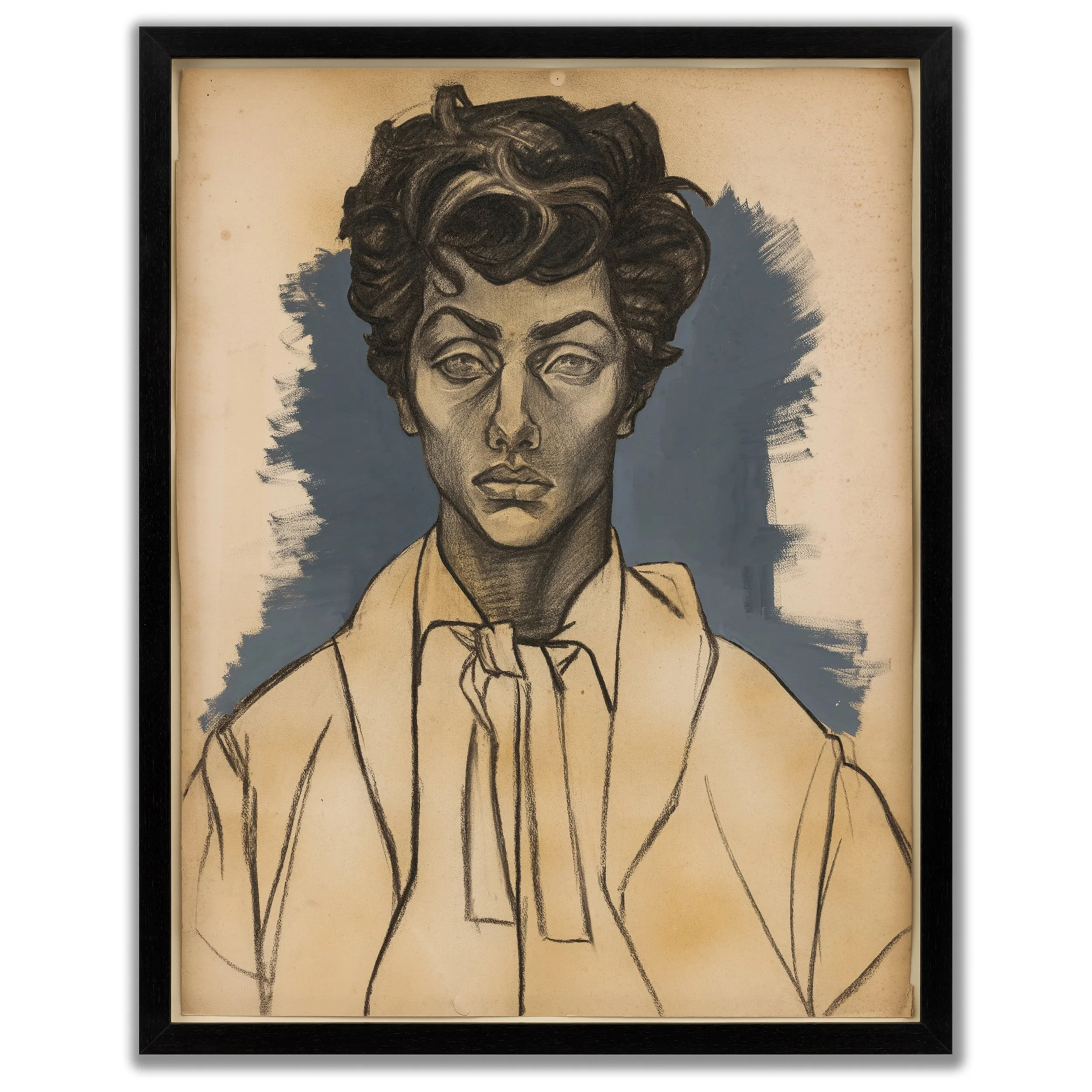 henry-miller-fine-art-postwar-male-form-dominique-dalozo-argentinian-portrait-of-a-young-man-charcoal-and-goache-white.jpg