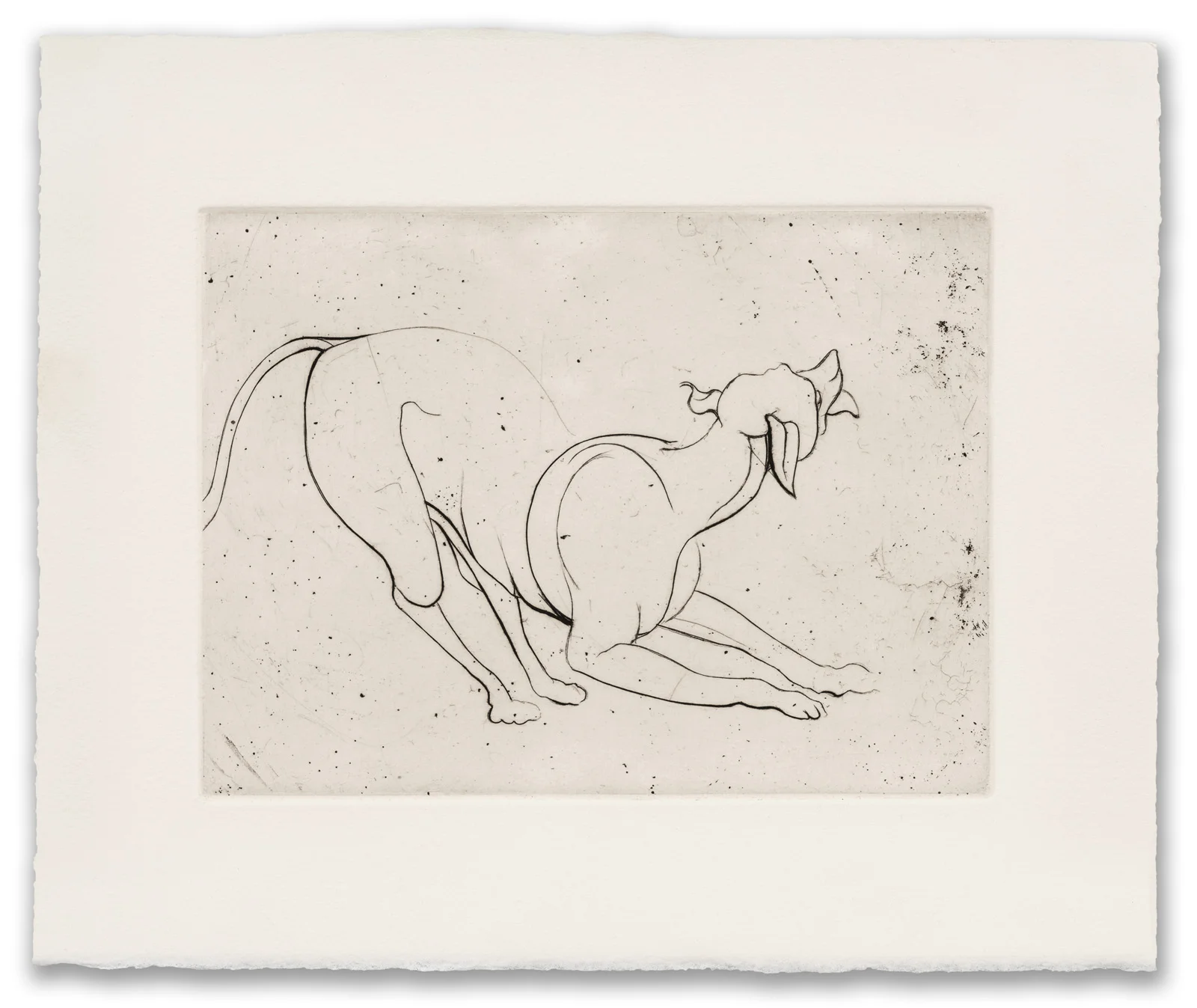 Francis West, (British 1936-2015), Crouching Dog, c.1979 (2017 Edition).
