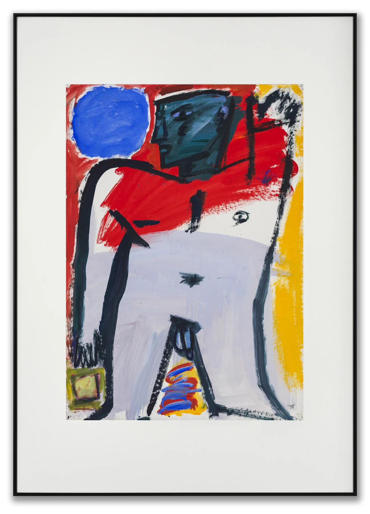 Ian Cook, R.I., R.S.W., (Scottish b. 1951), Figure and Disc, 2018..