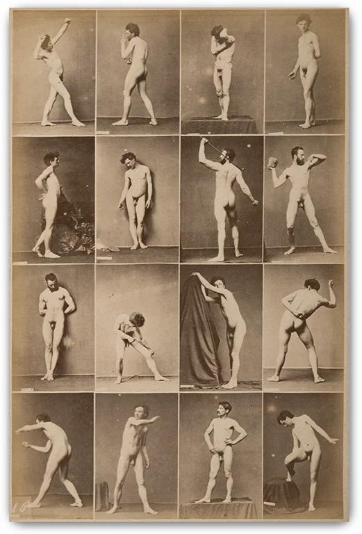 Louis Jean-Baptiste Igout, (French 1837-1881), 16 Academic Studies, c.1870s