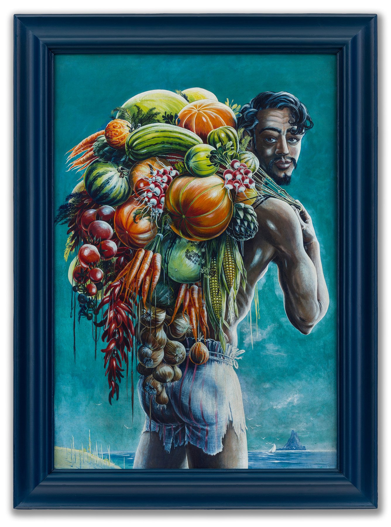 Stuart Maxwell Armfield, (British 1916-2000), The Vegetable Seller, Mauritius, c.1946