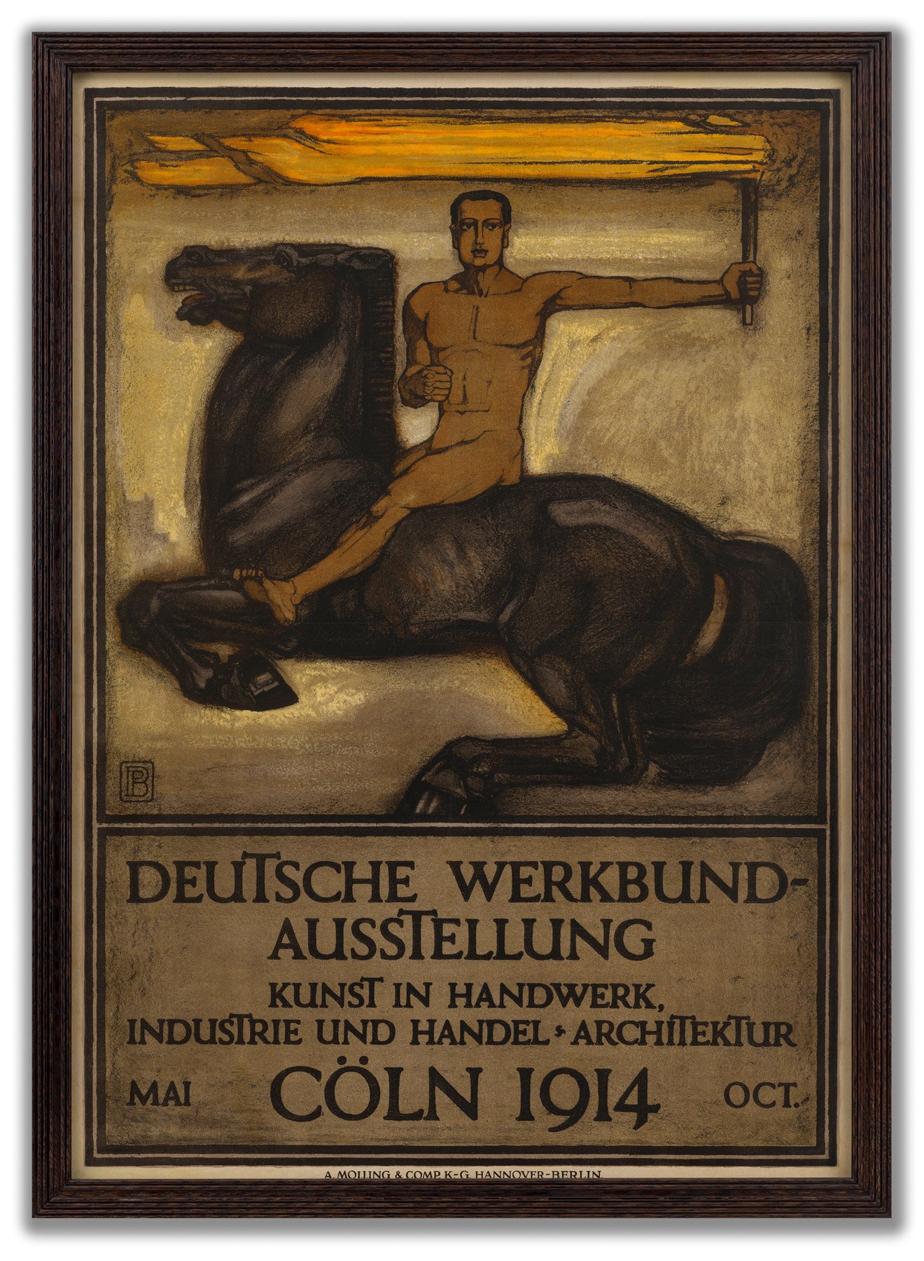 Peter Behrens, (German 1868-1940), Deutsche Werkbund-Ausstellung, 1914