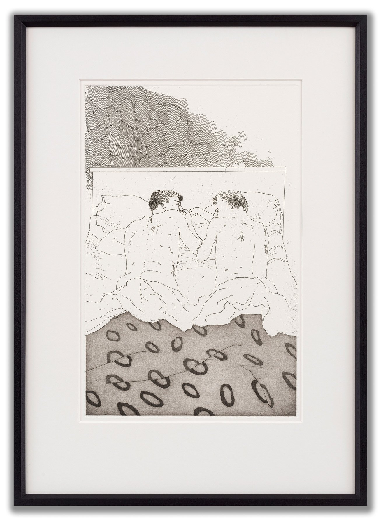 David Hockney, (British b.1937), Two Boys aged 23 or 24 (Illustrations for Fourteen Poems from C.P. Cavafy), 1966