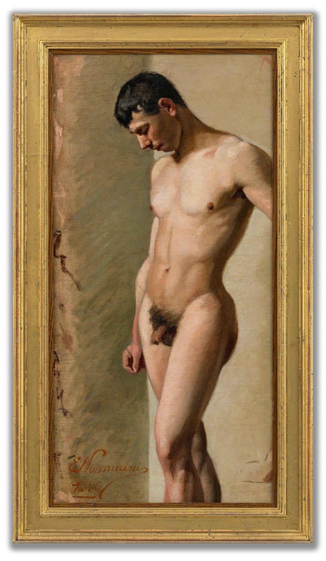 Italian School, Figure Study, 1886