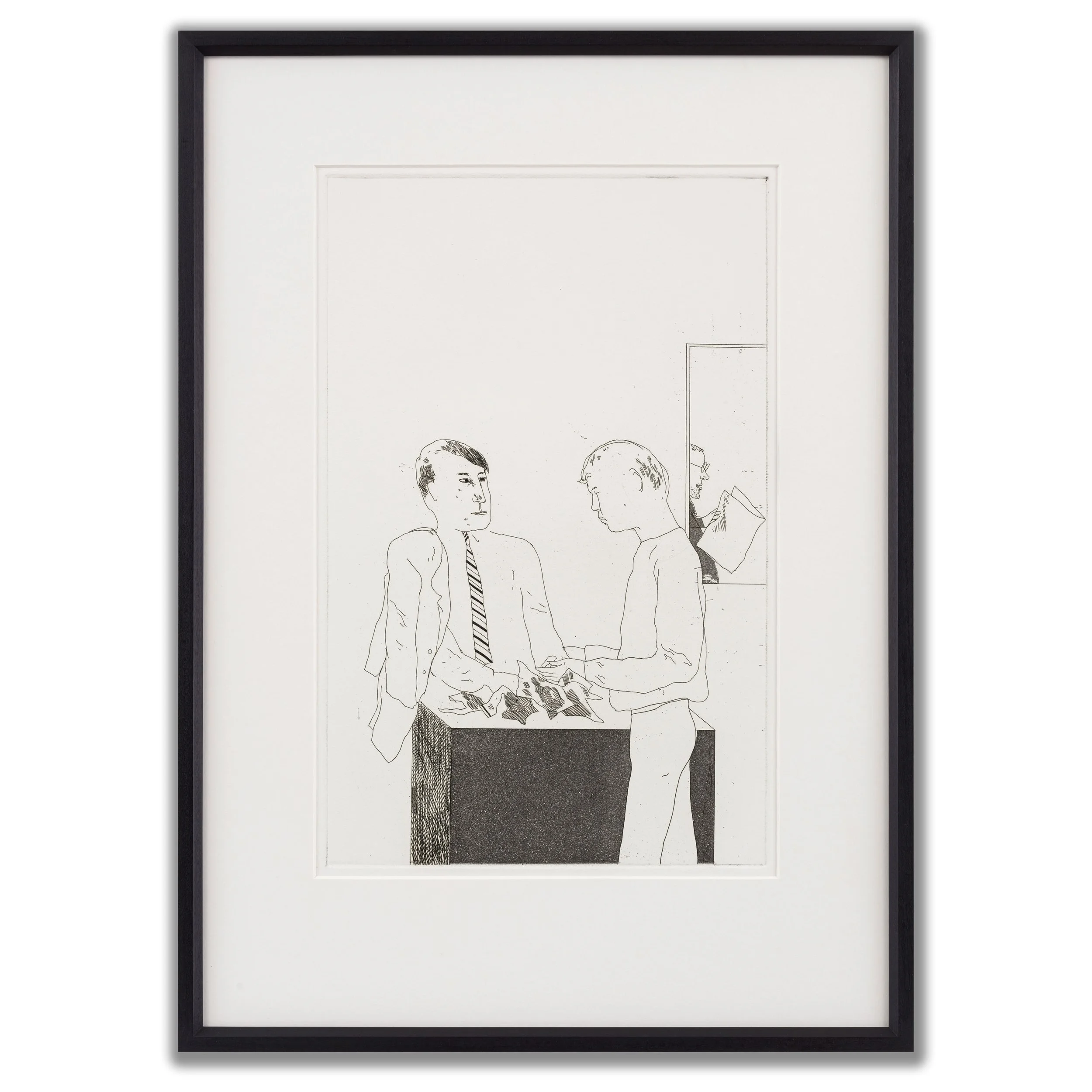 David Hockney 'He Enquired after the Quality', 1966
