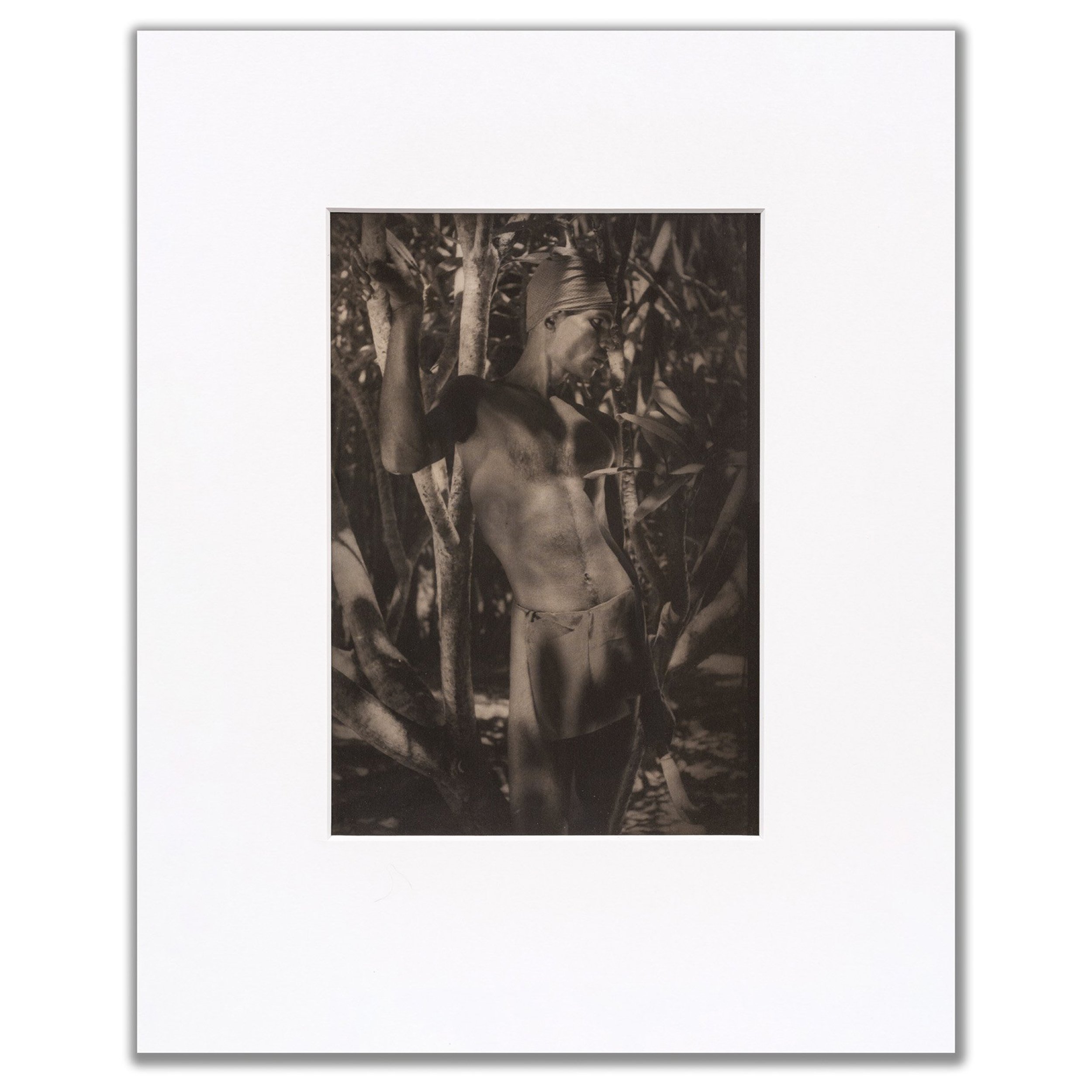 Lionel Wendt 'Boy in Jungle, Collage/Solarization', c.1941