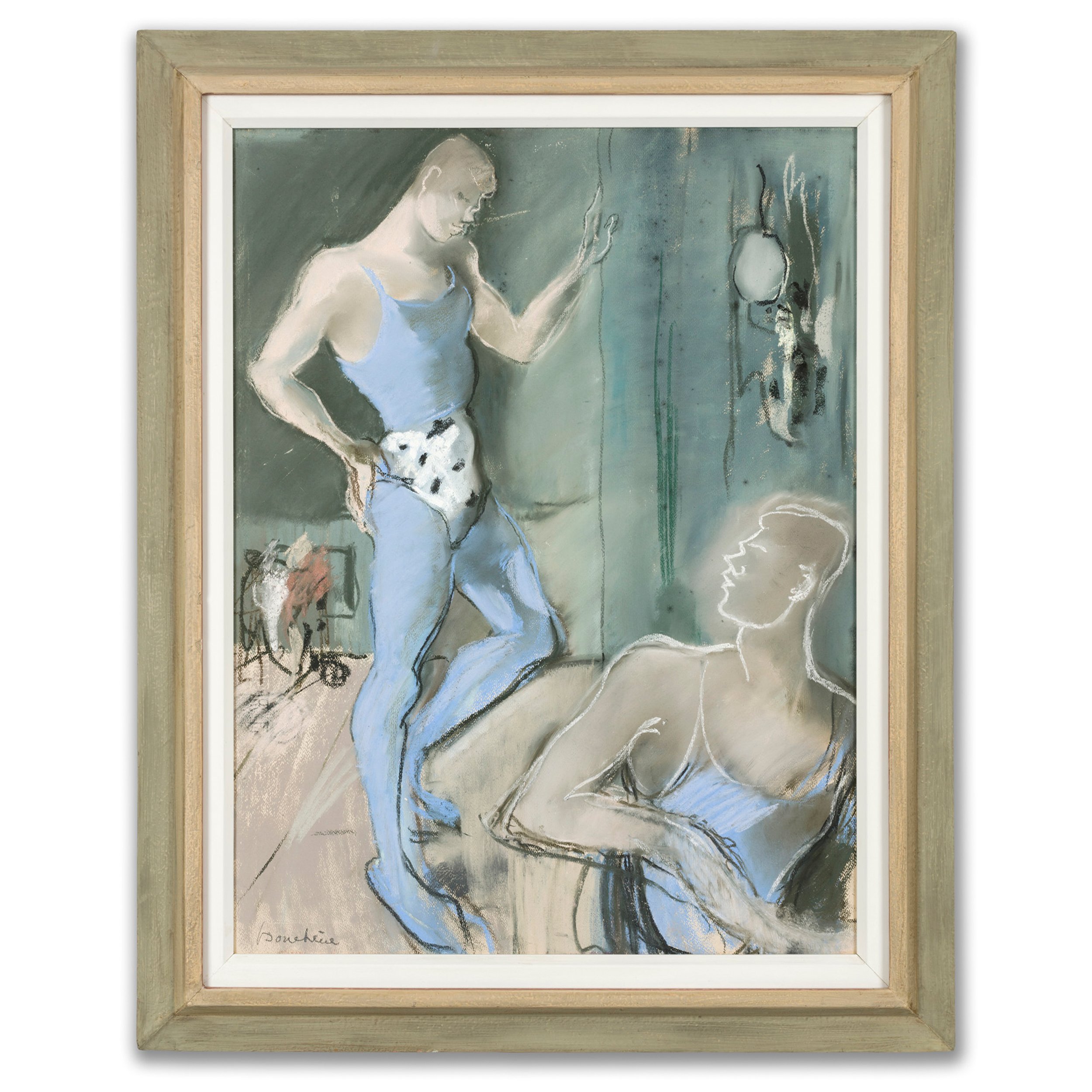 Dimitri Bouchéne 'Dans La Loge', c.1920s