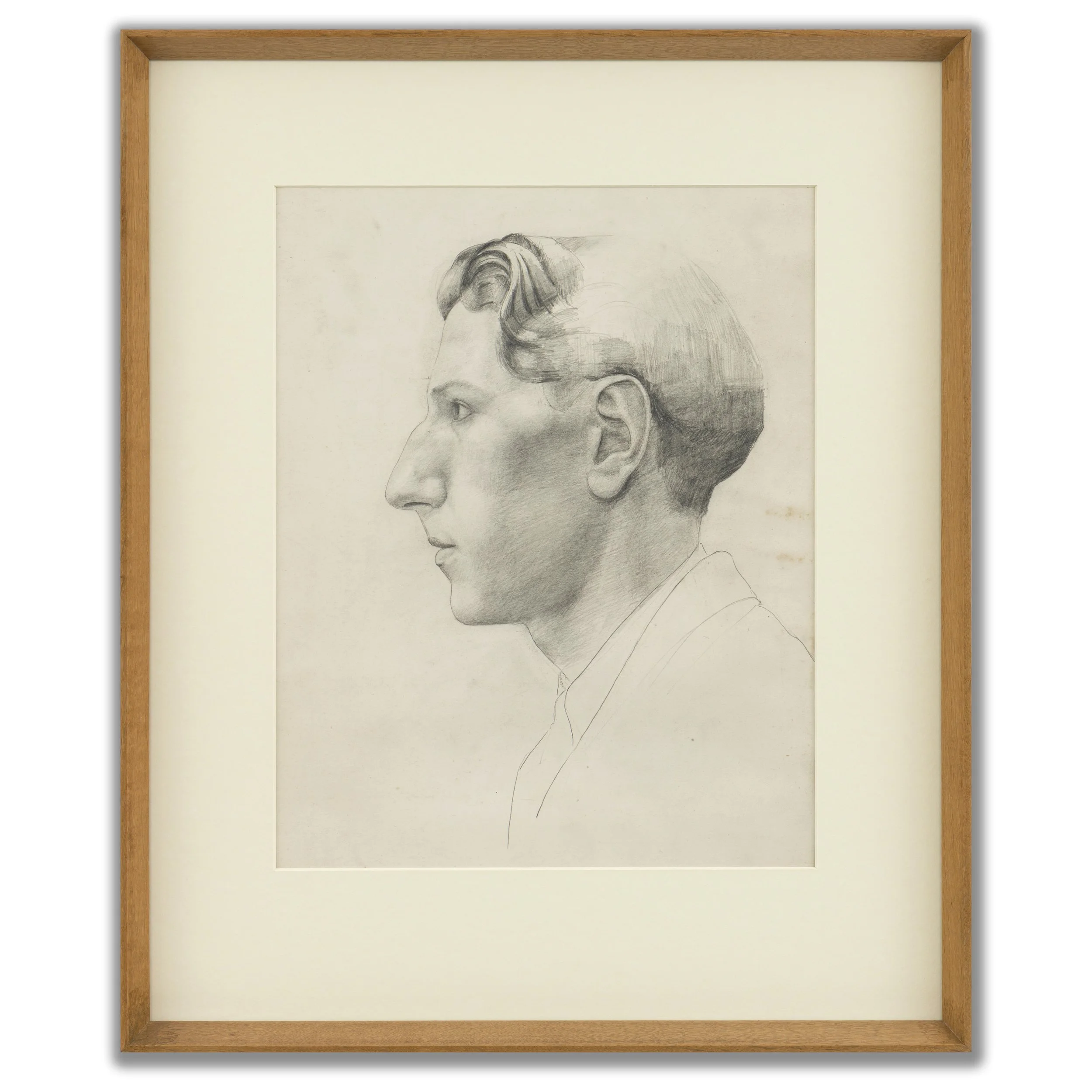 Michael Gilbery 'Self Portrait (Side View)', c.1940s