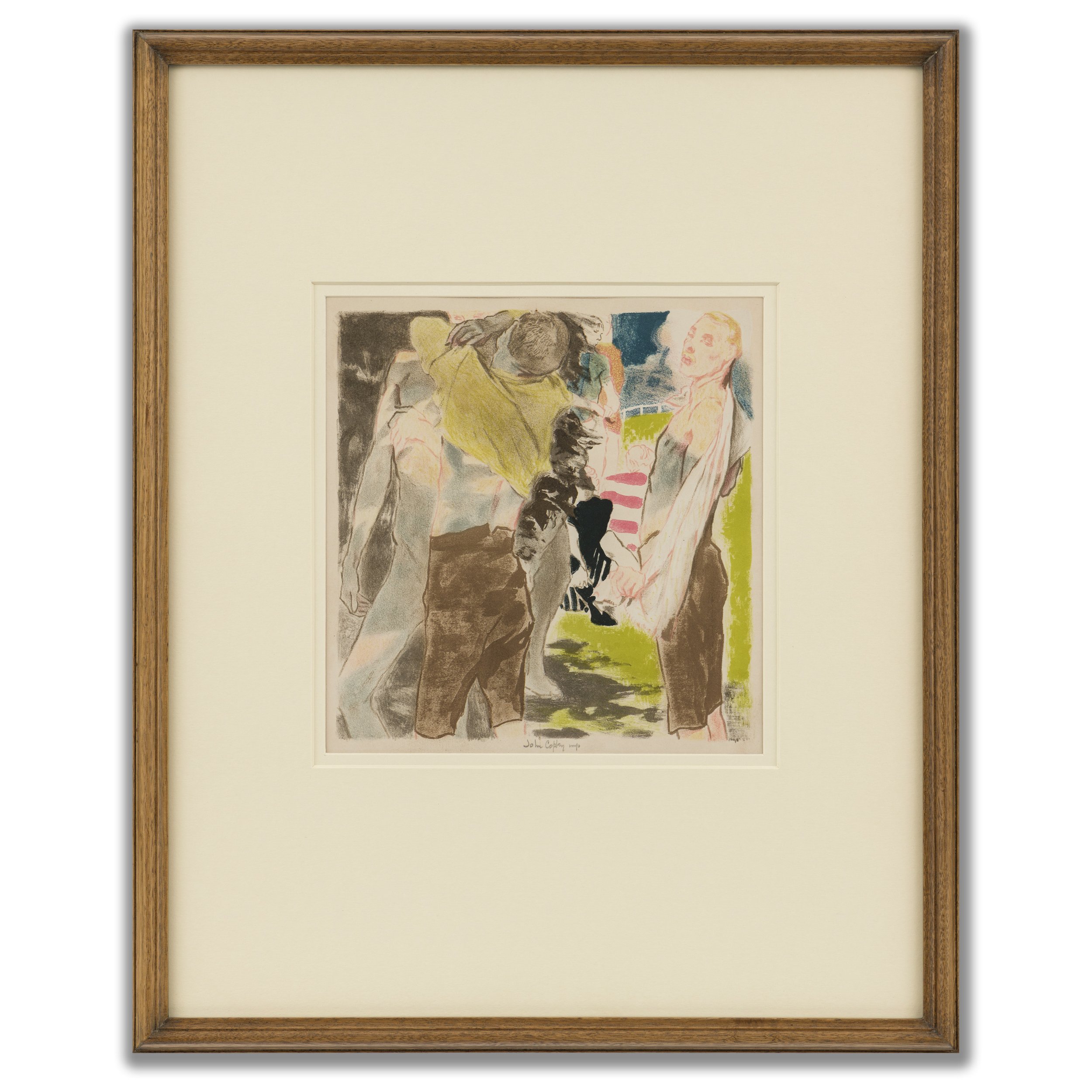 John Copley, 'Athletes Dressing', 1912