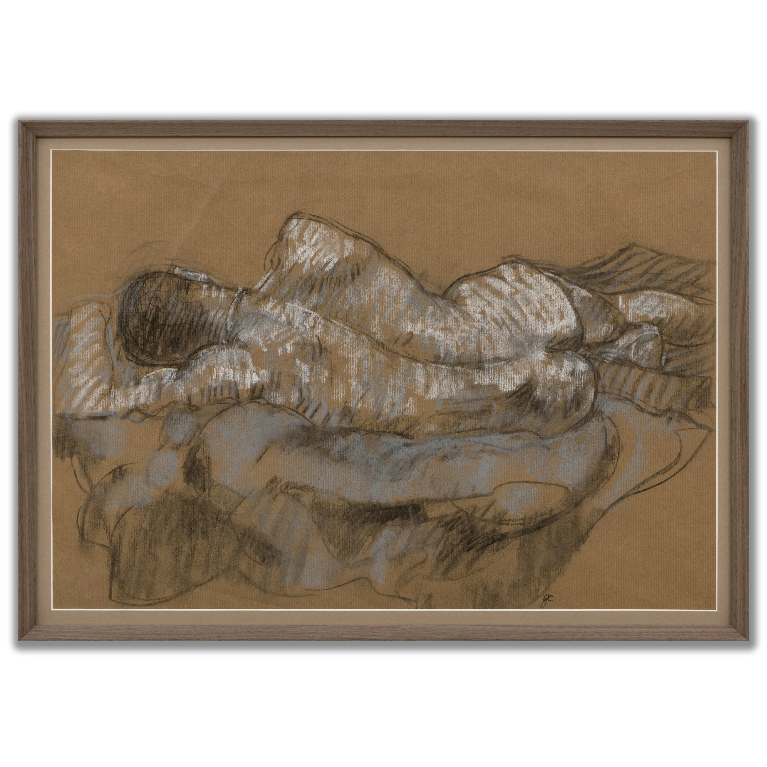 George Cayford 'Resting Nude (Back View)', c.1980s