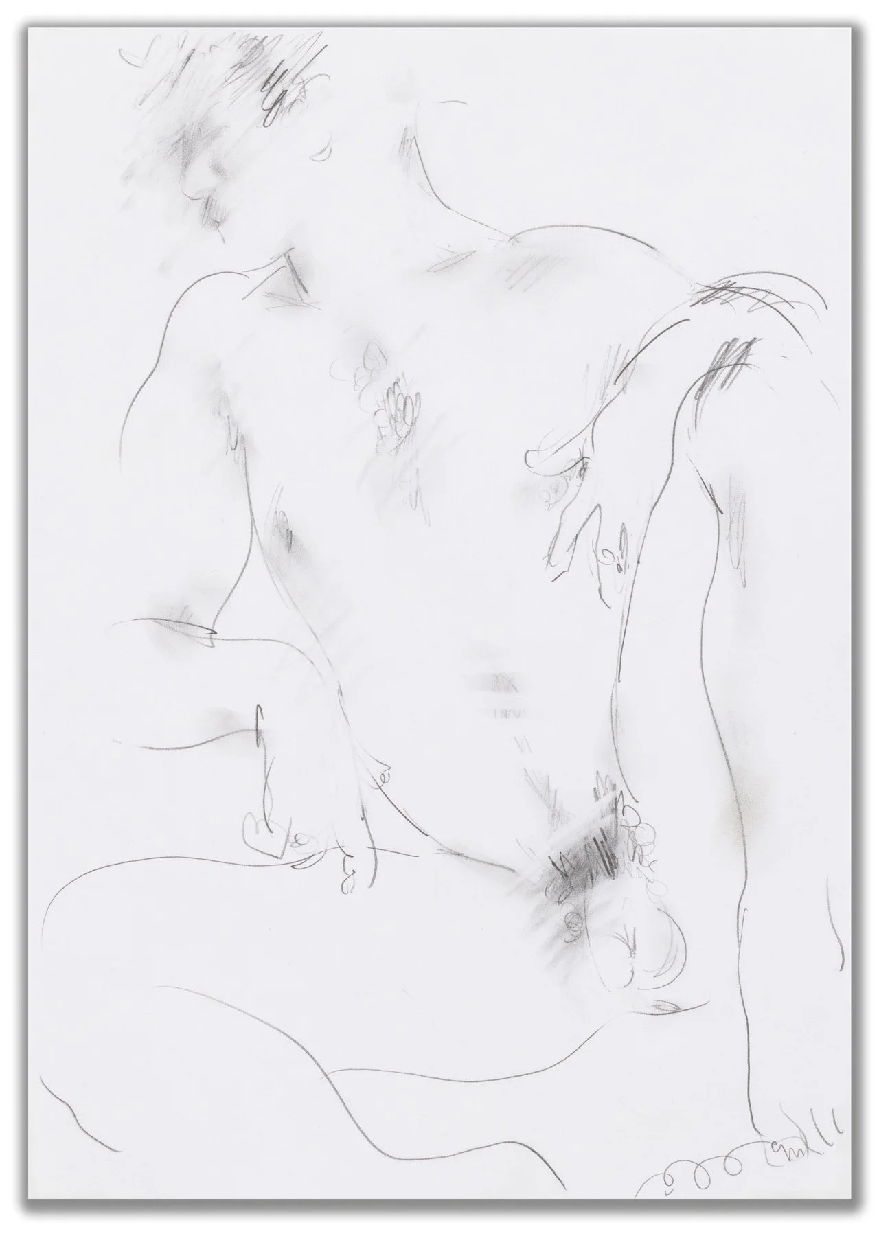 Rustam Khamdamov 'Reclining Figure', 1994