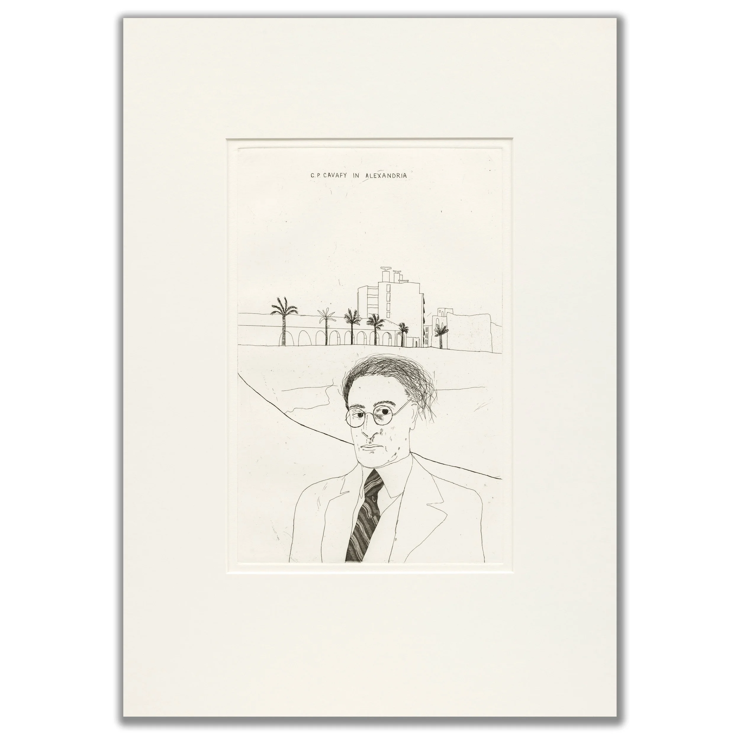 David Hockney 'Portrait of Cavafy in Alexandria', 1966