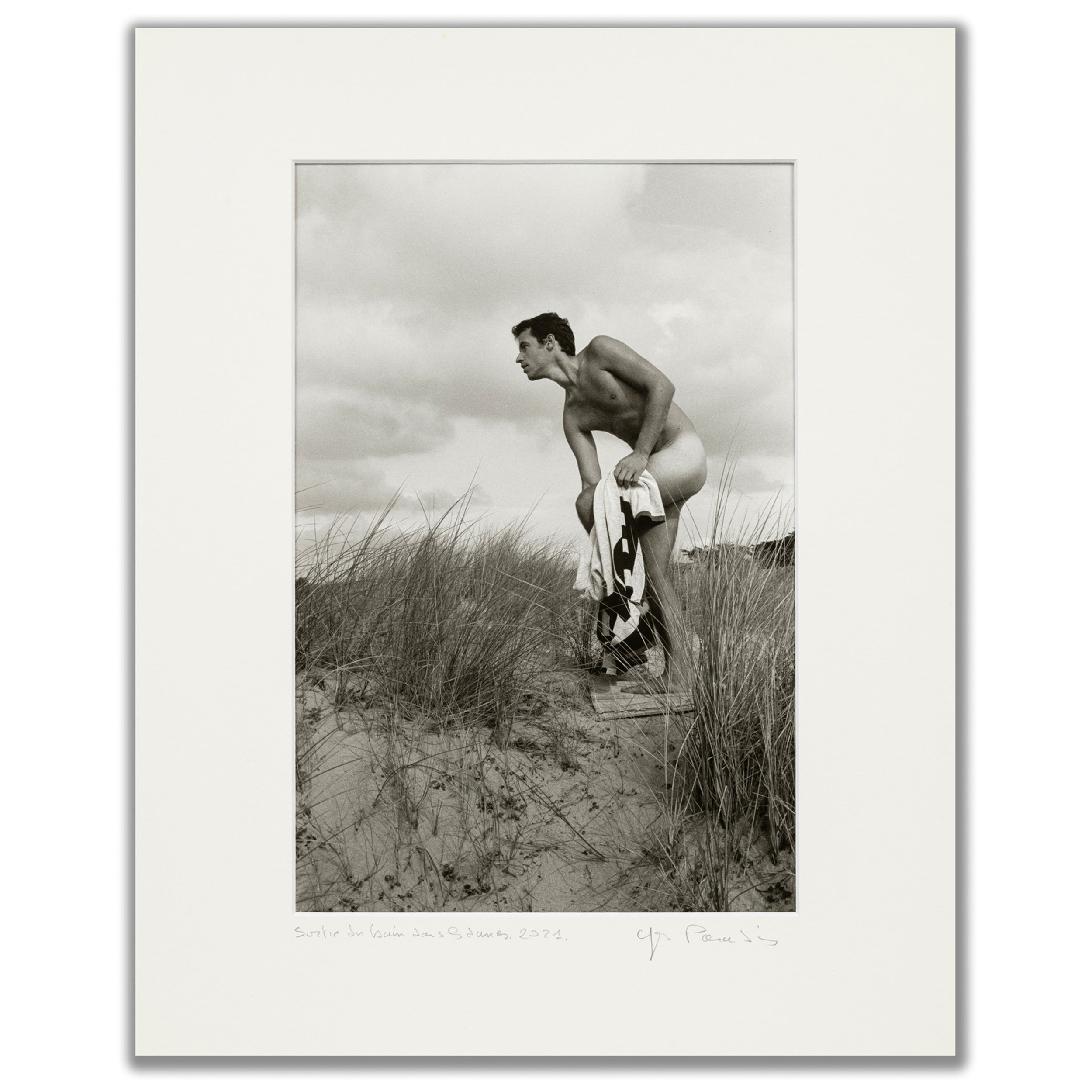 Yves Paradis 'Sortie de bain dans les dunes (verticale)', 2021