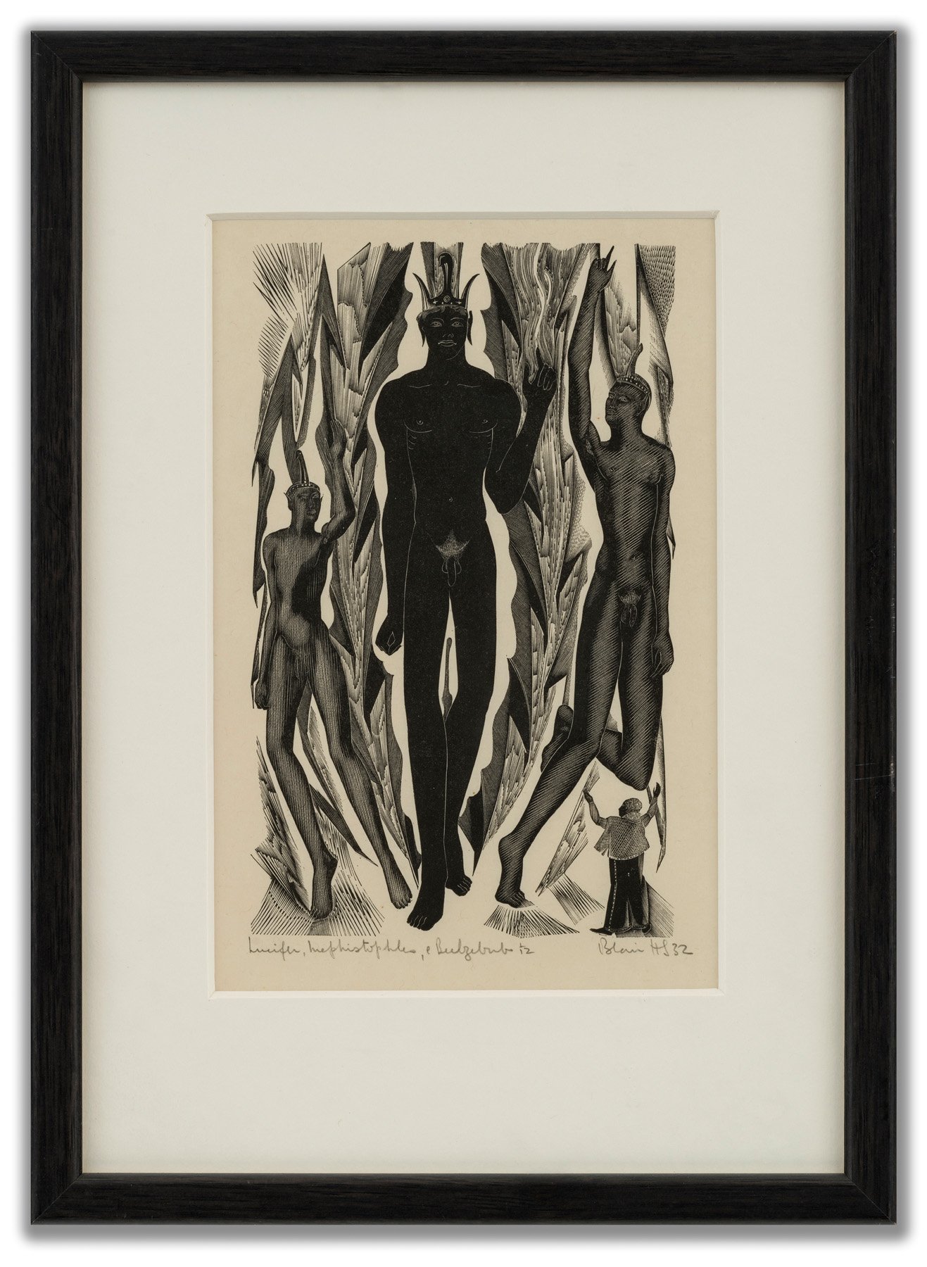 Blair Hughes Stanton 'Lucifer, Mephistopheles and Beelzebub'