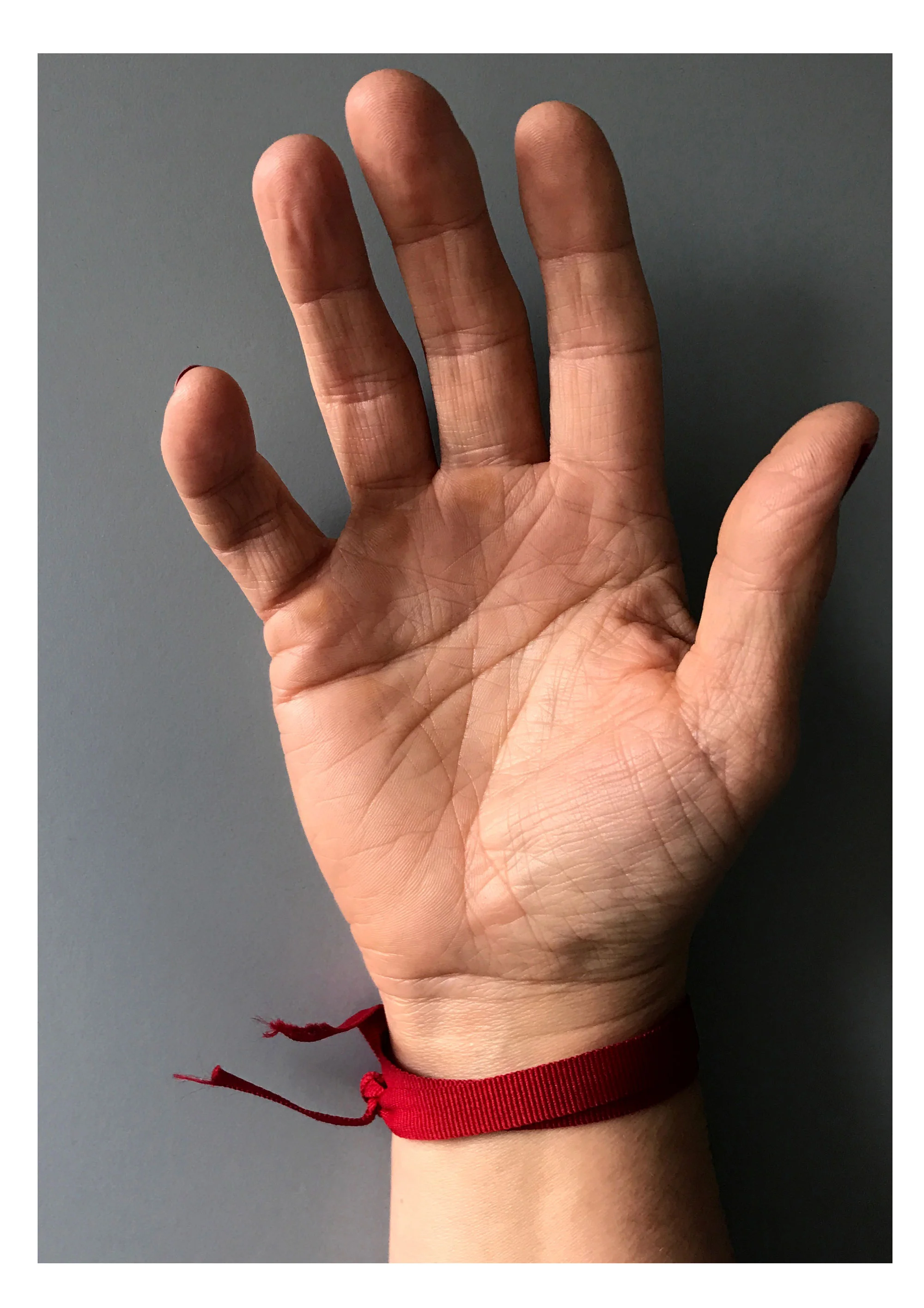 Red thread for Mum, 18 September 2017