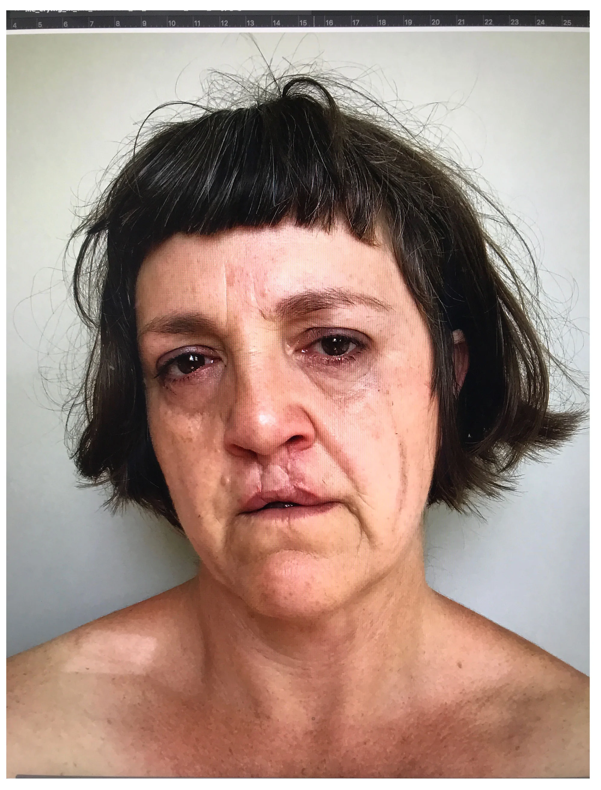 Me crying in the bathroom, 30 November 2017