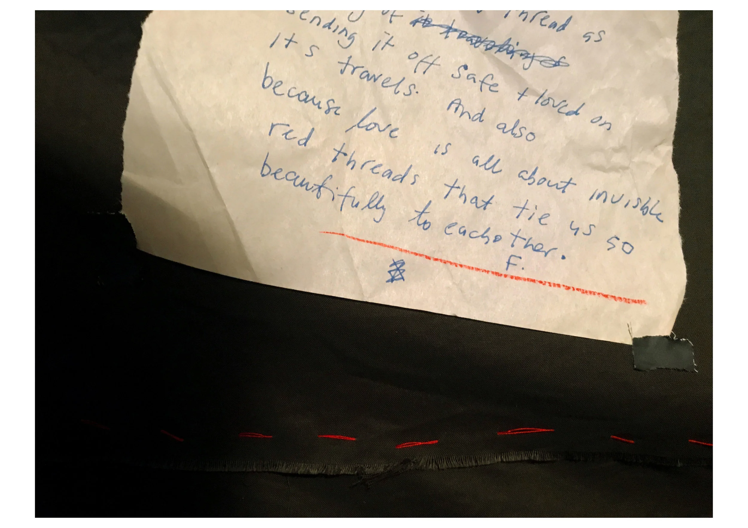 These red threads they tie us so beautifully