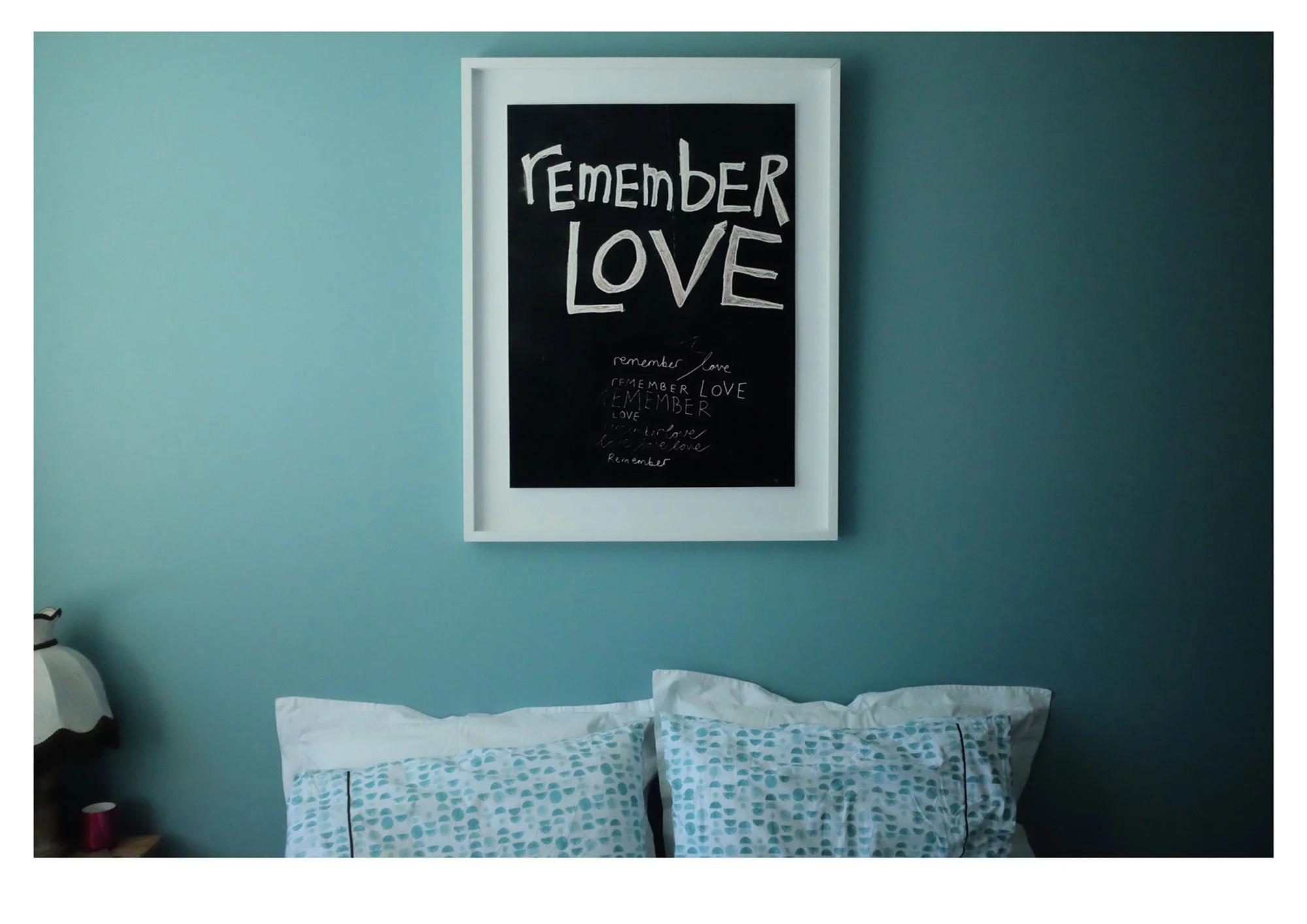   Remember love  [2017 version], Wellington, NZ, Limited edition [5] A0 exhibition print   